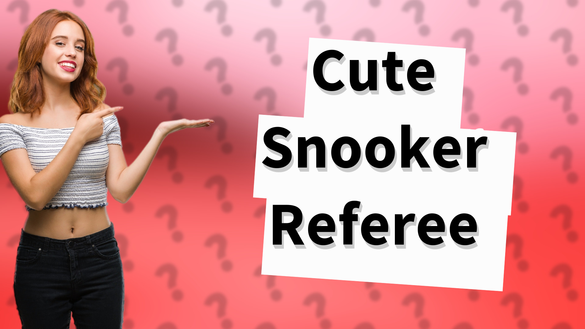 Cute Snooker Referee