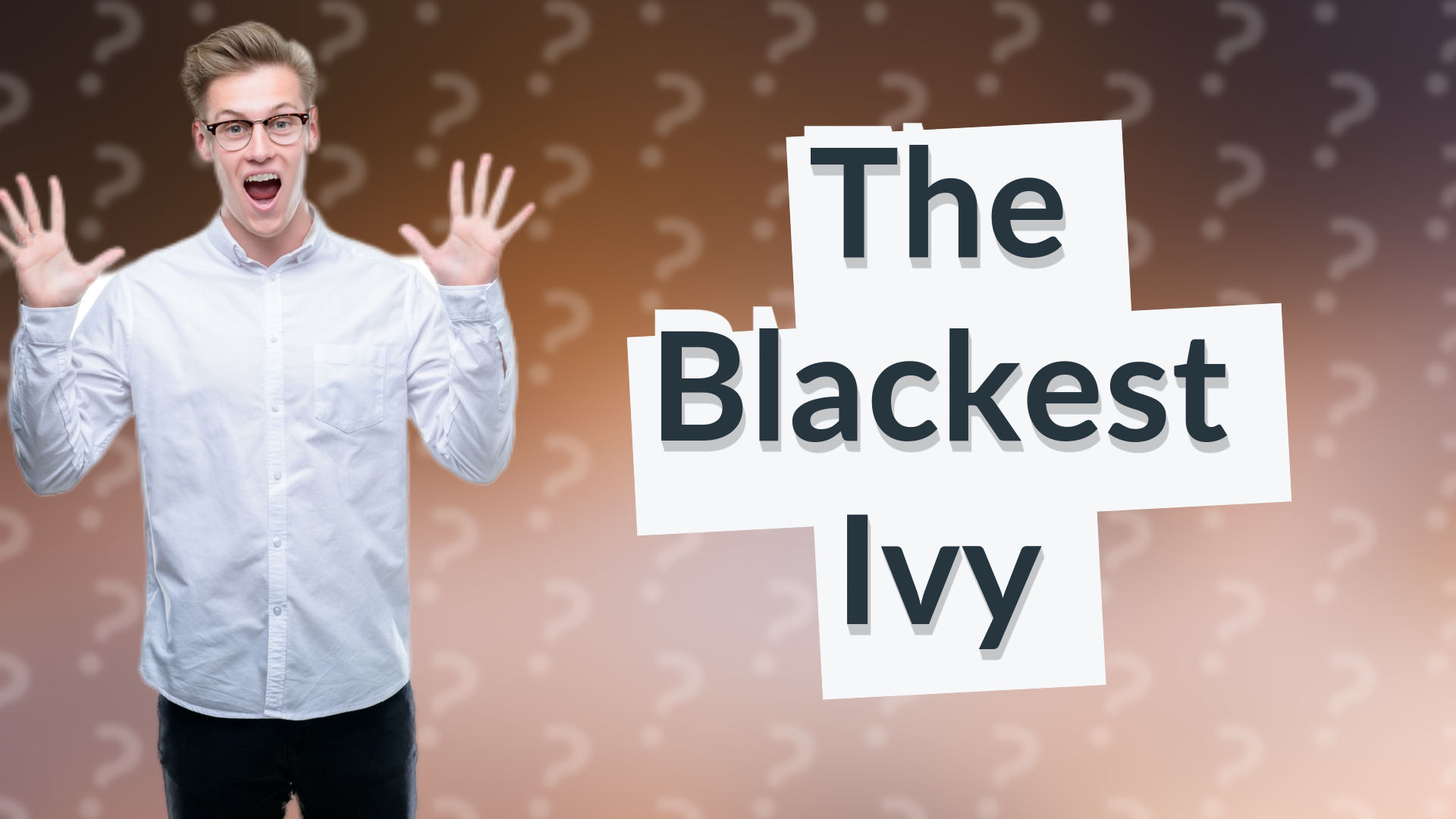 The Blackest Ivy