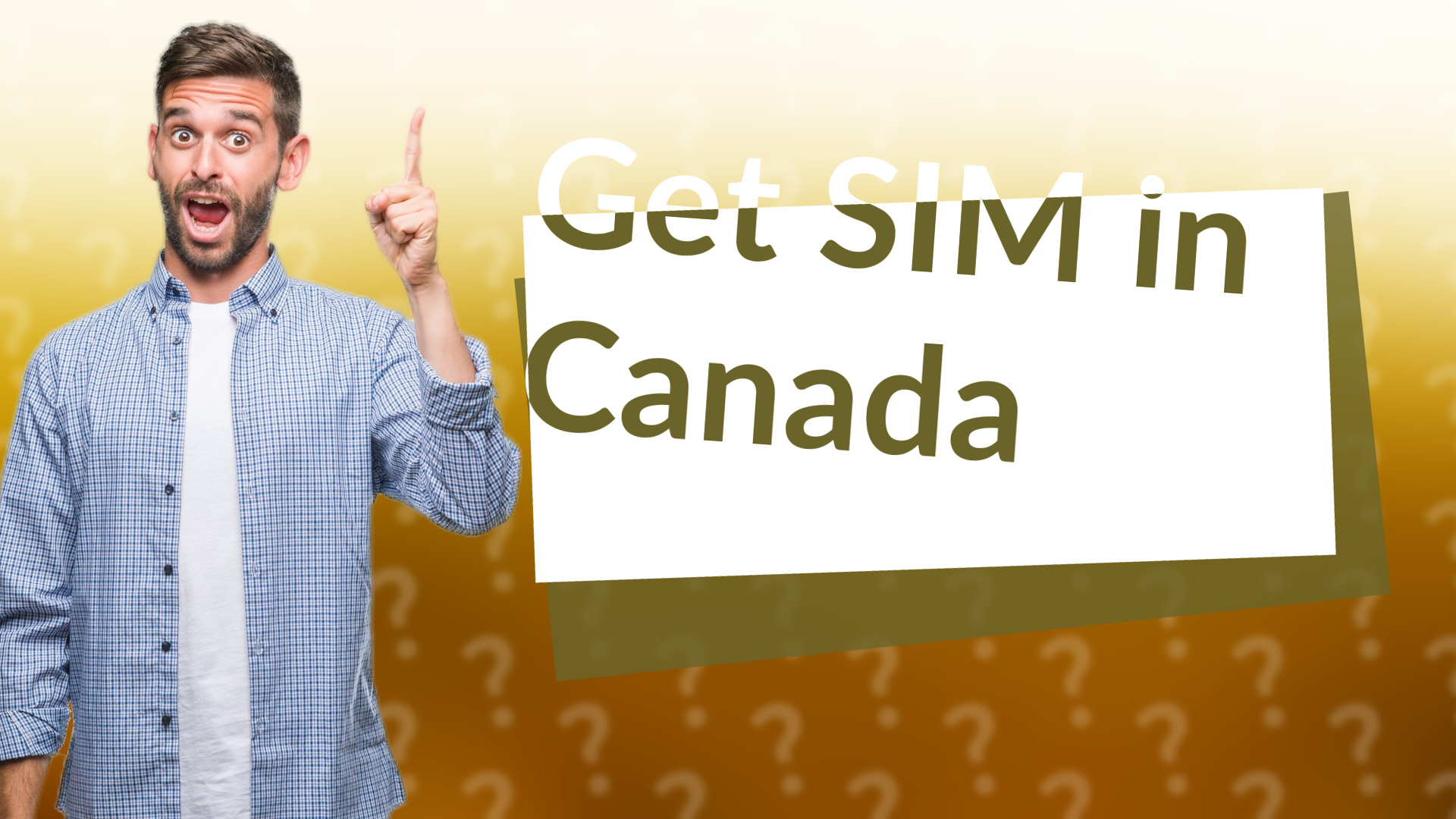 Get SIM in Canada