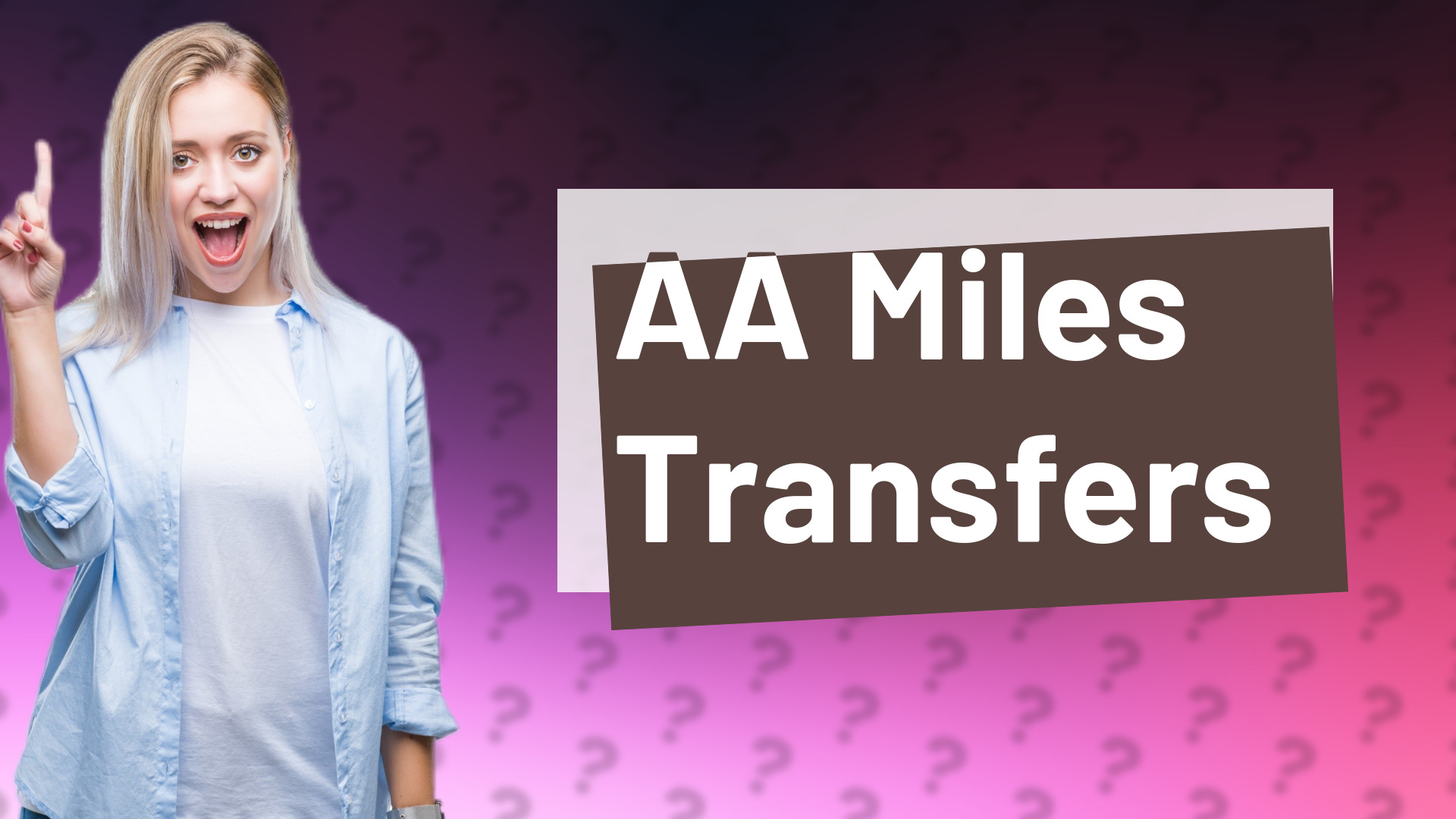 AA Miles Transfers