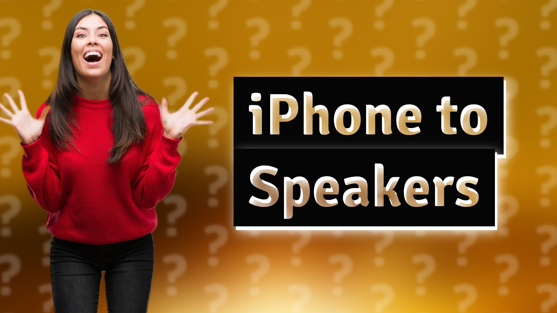 iPhone to Speakers