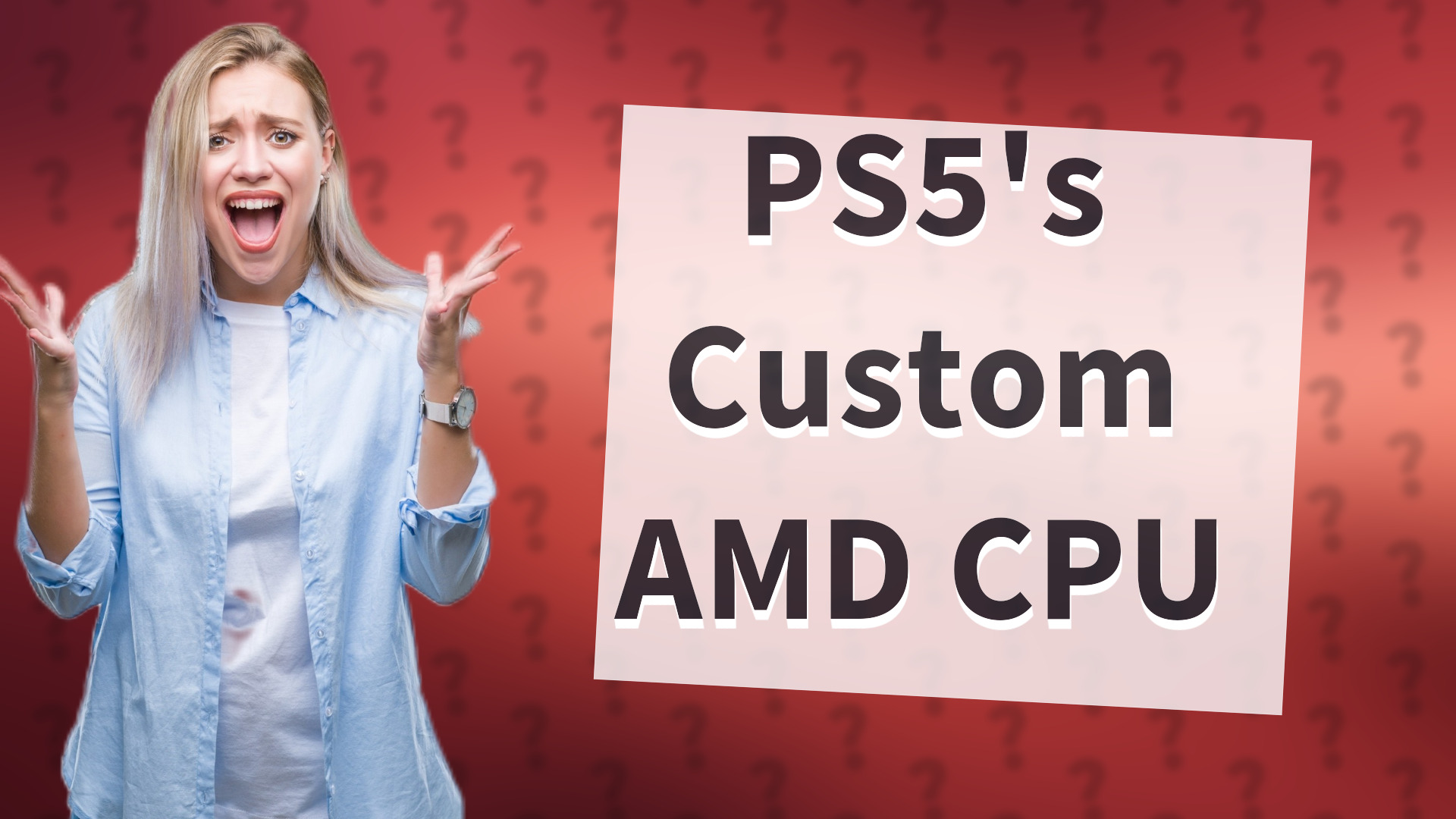 PS5's Custom AMD CPU
