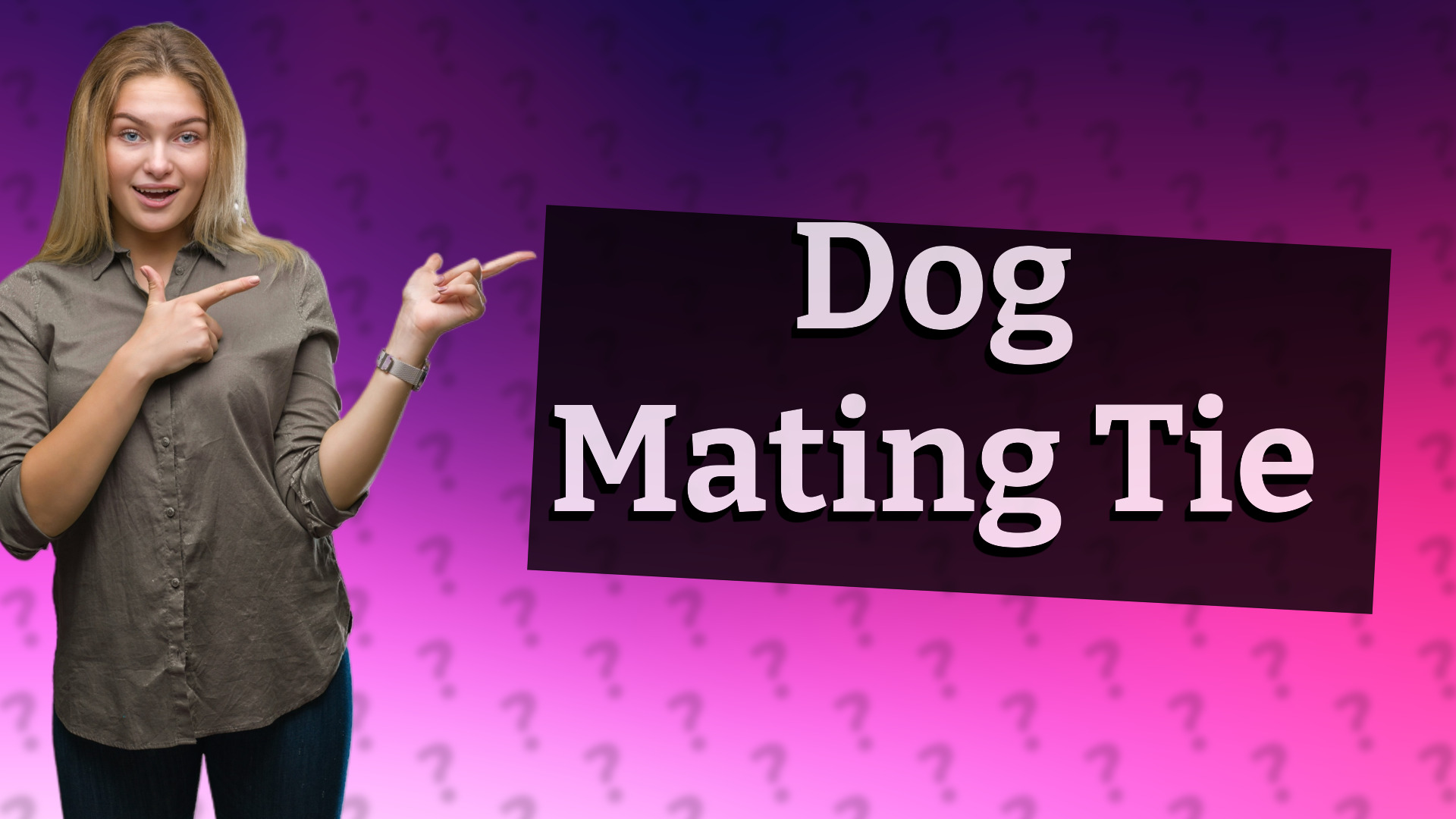 Dog Mating Tie