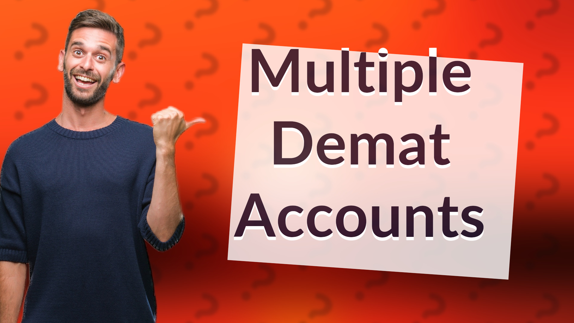 Multiple Demat Accounts