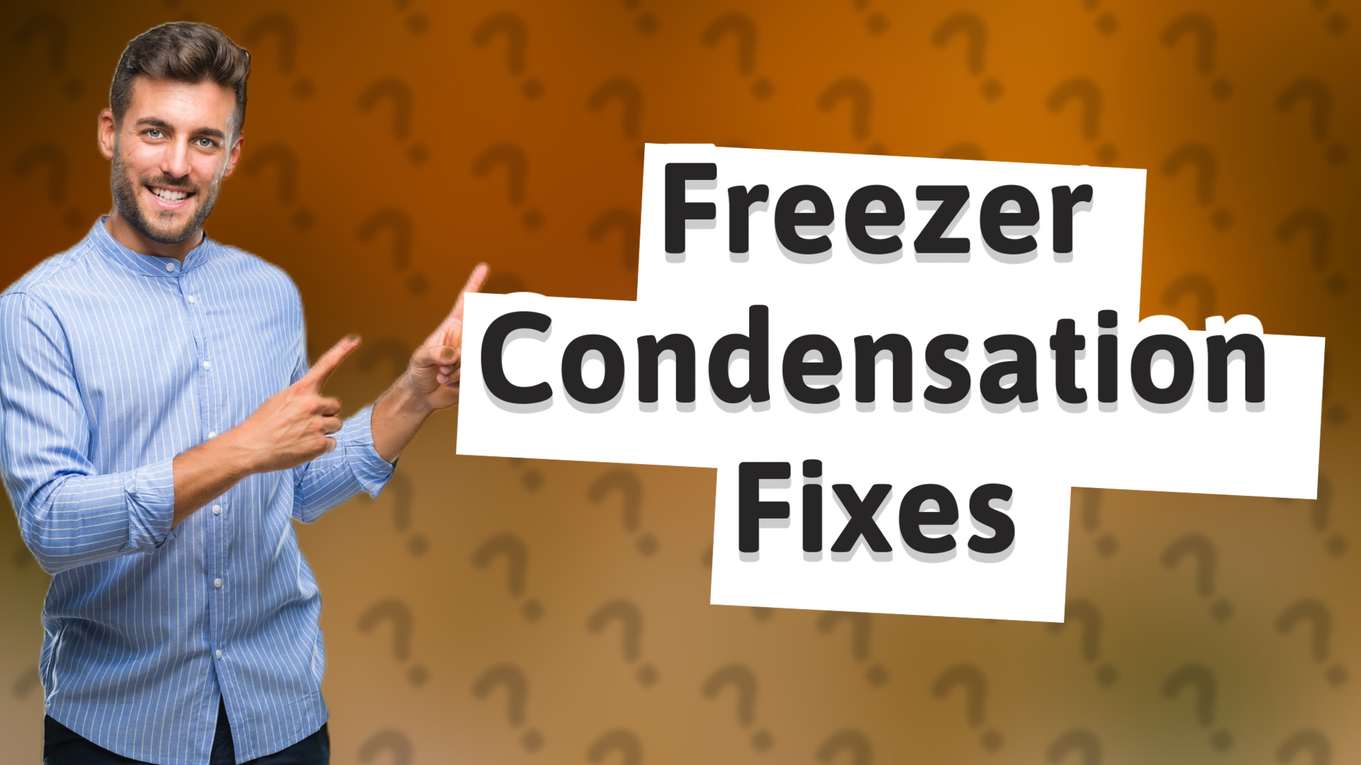 Freezer Condensation Fixes