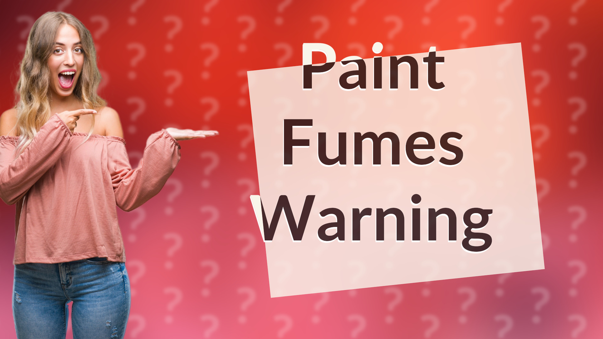 Paint Fumes Warning