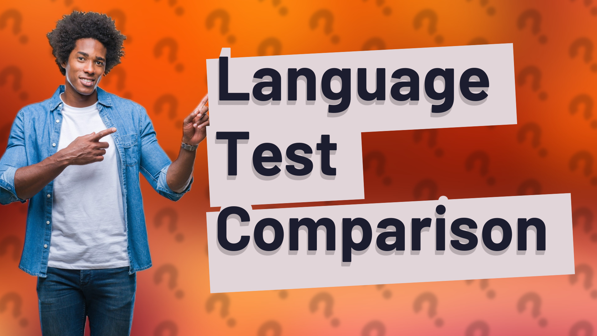 Language Test Comparison
