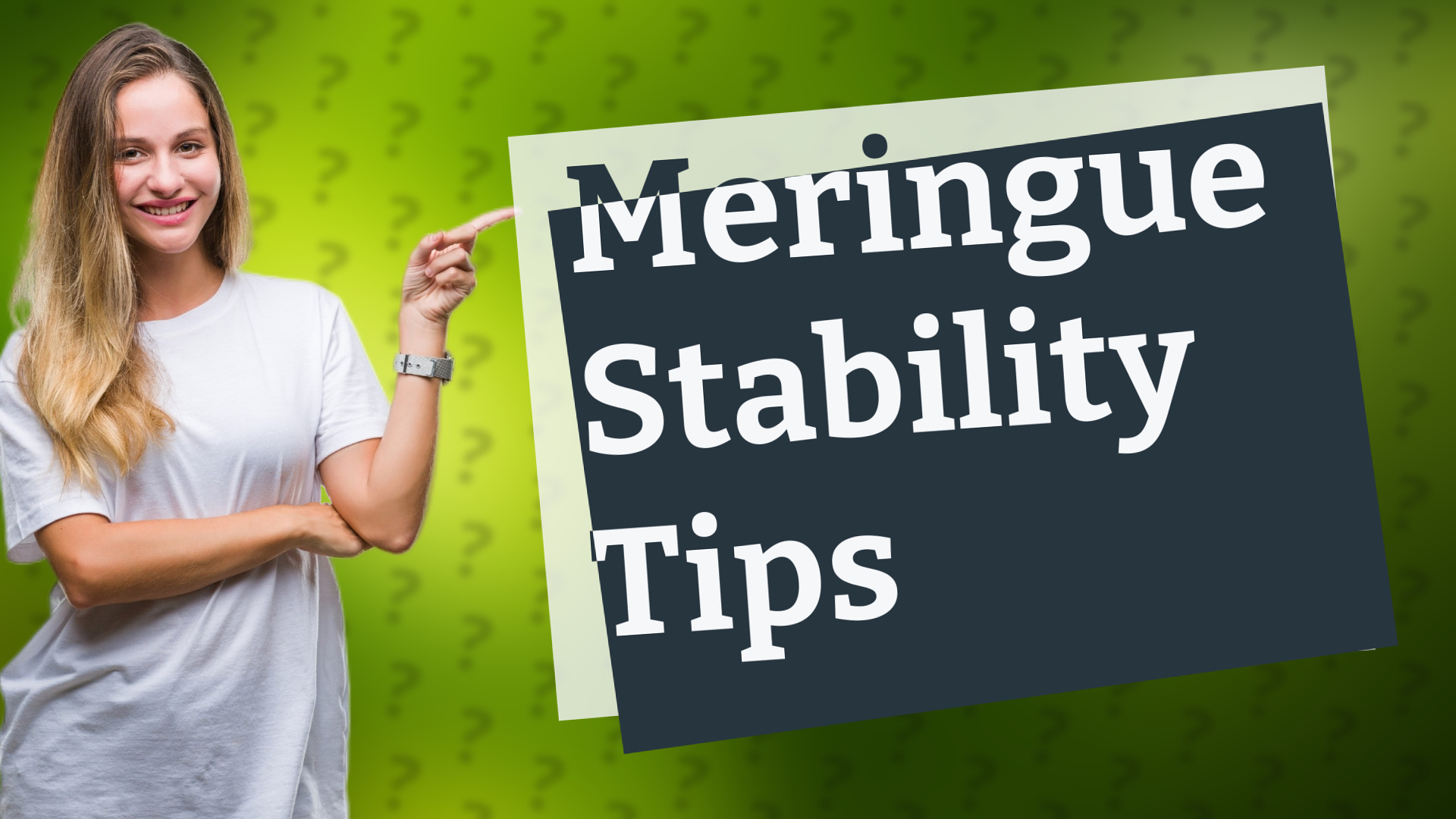 Meringue Stability Tips