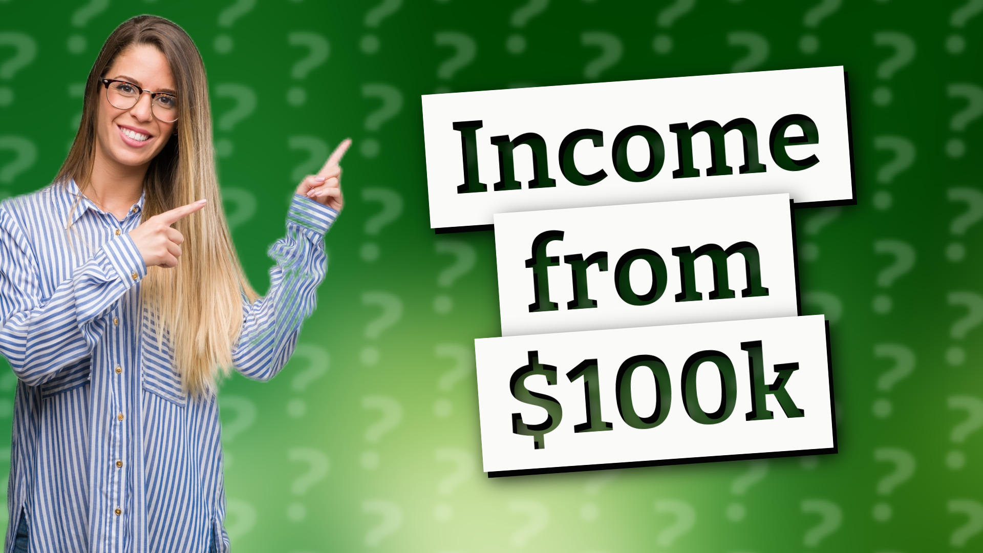 Income from $100k