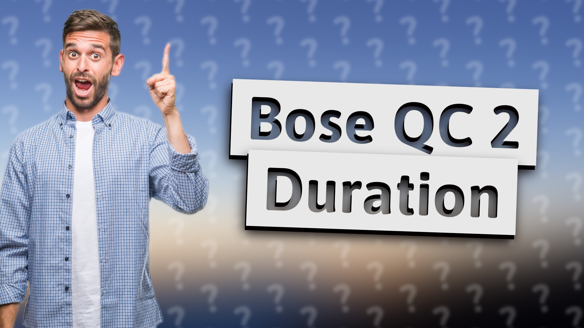Bose QC 2 Duration