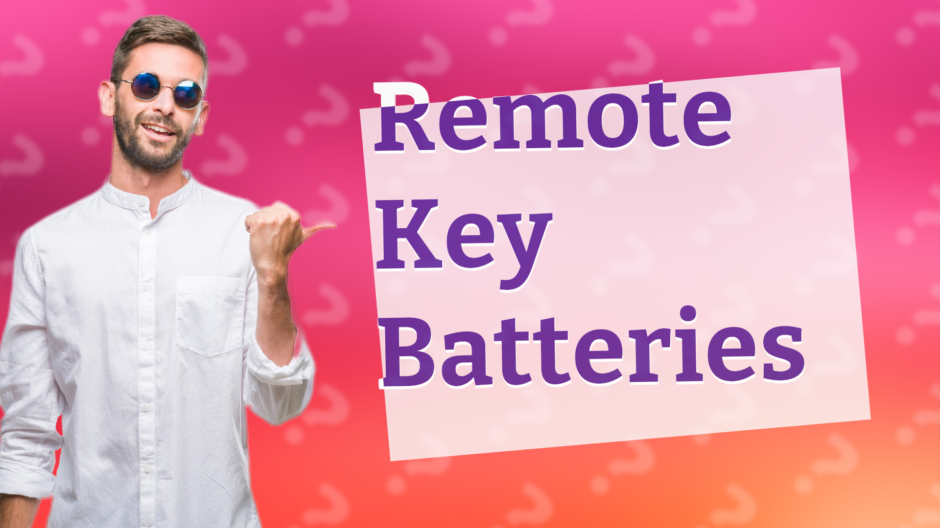 Remote Key Batteries