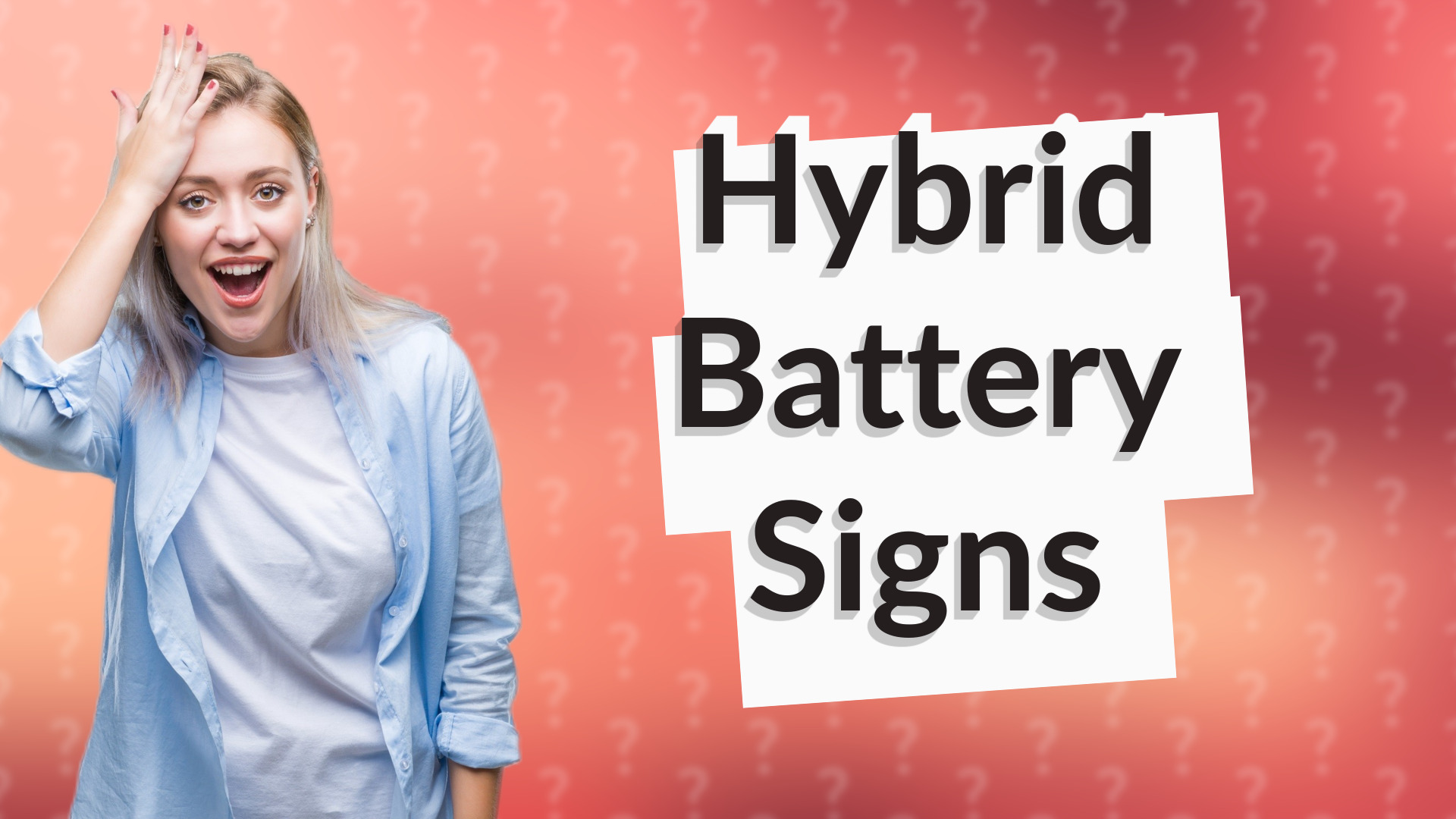 Hybrid Battery Signs