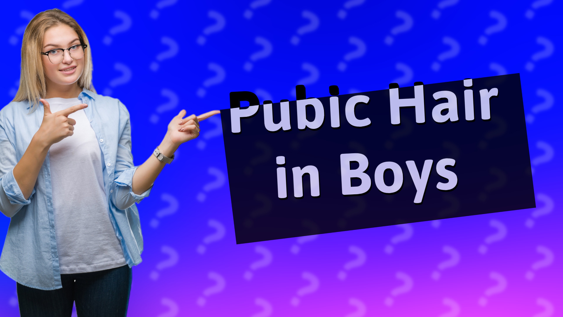 Pubic Hair in Boys
