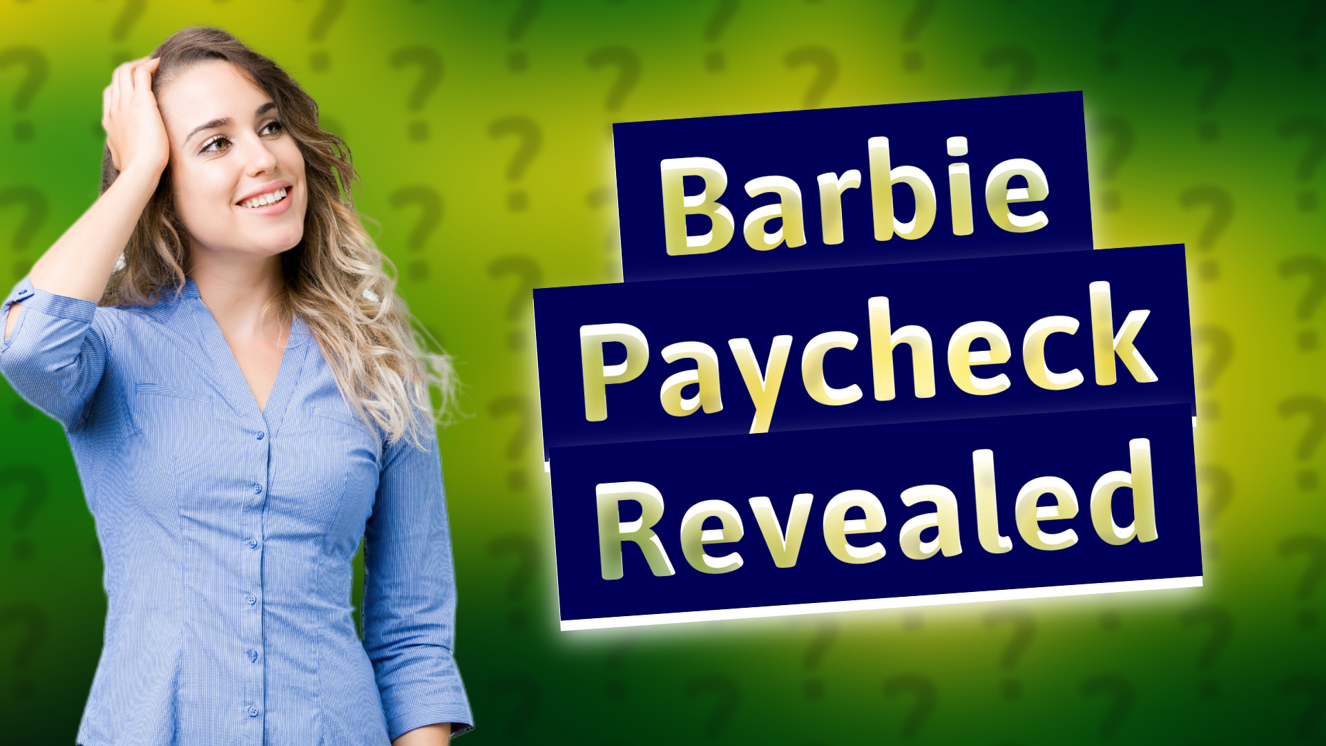 Barbie Paycheck Revealed