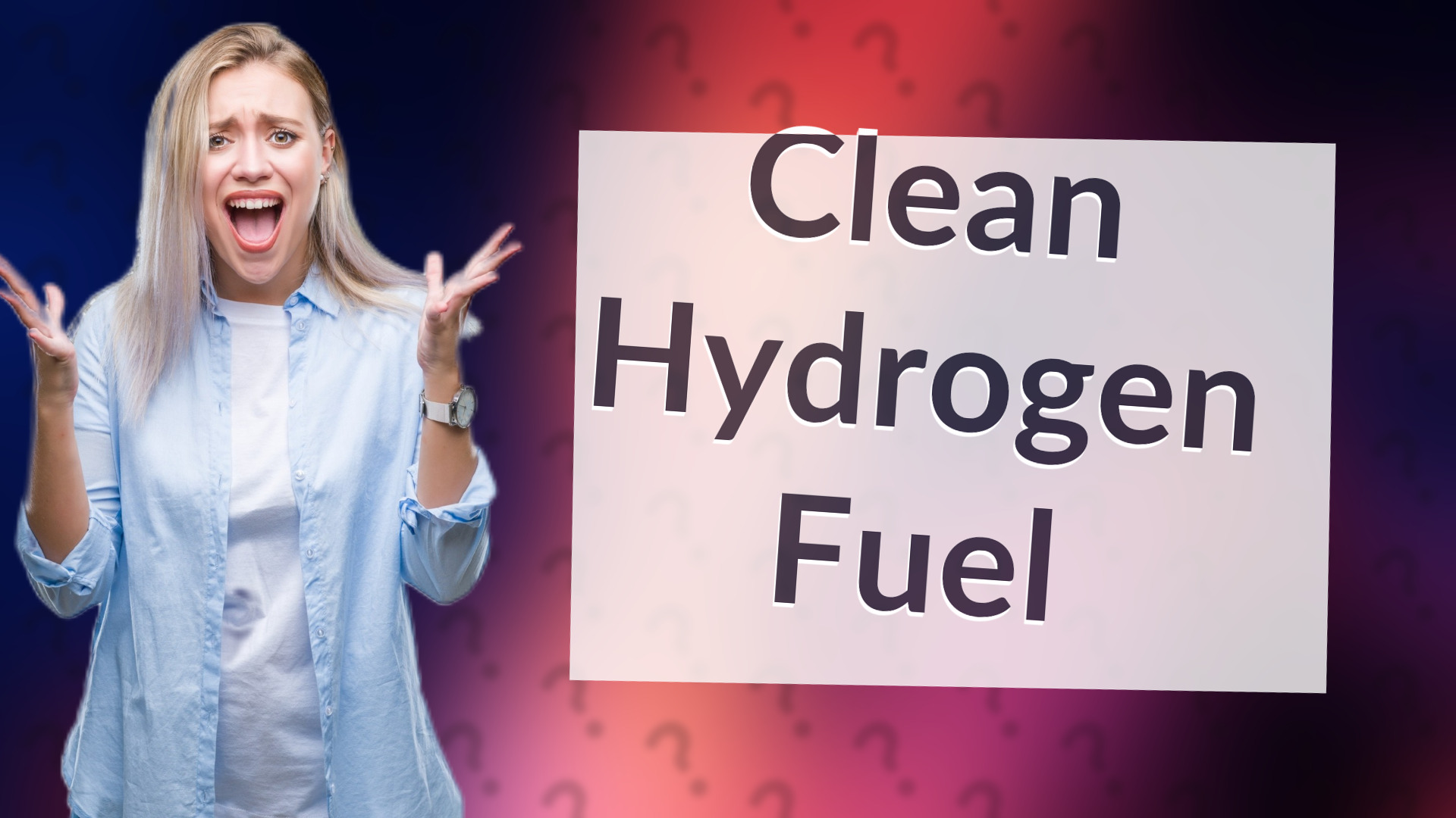 Clean Hydrogen Fuel