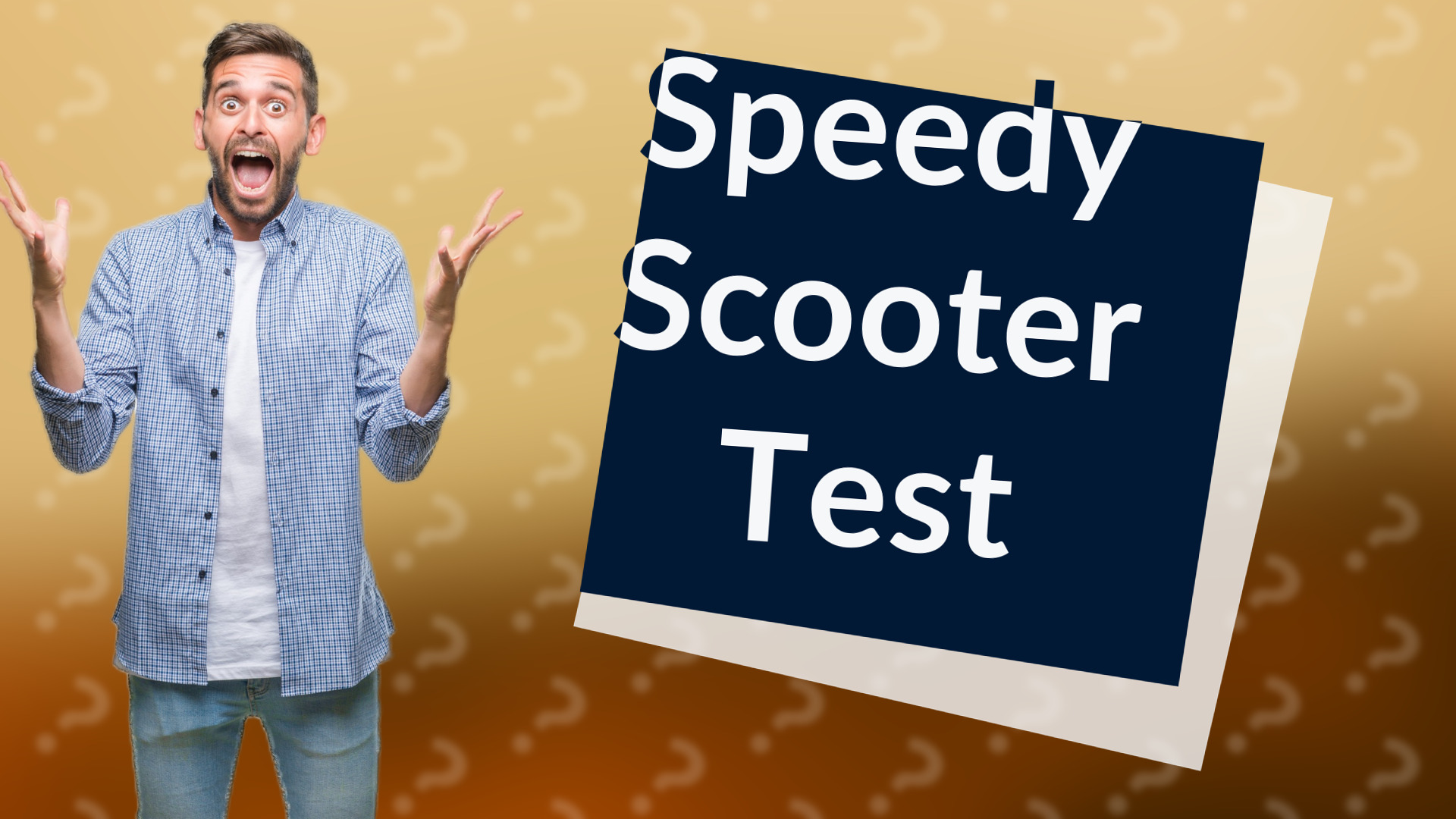 Speedy Scooter Test
