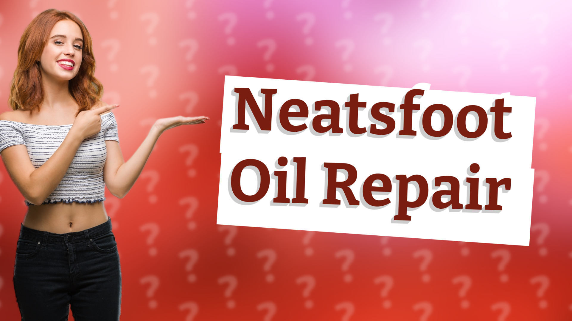 Neatsfoot Oil Repair
