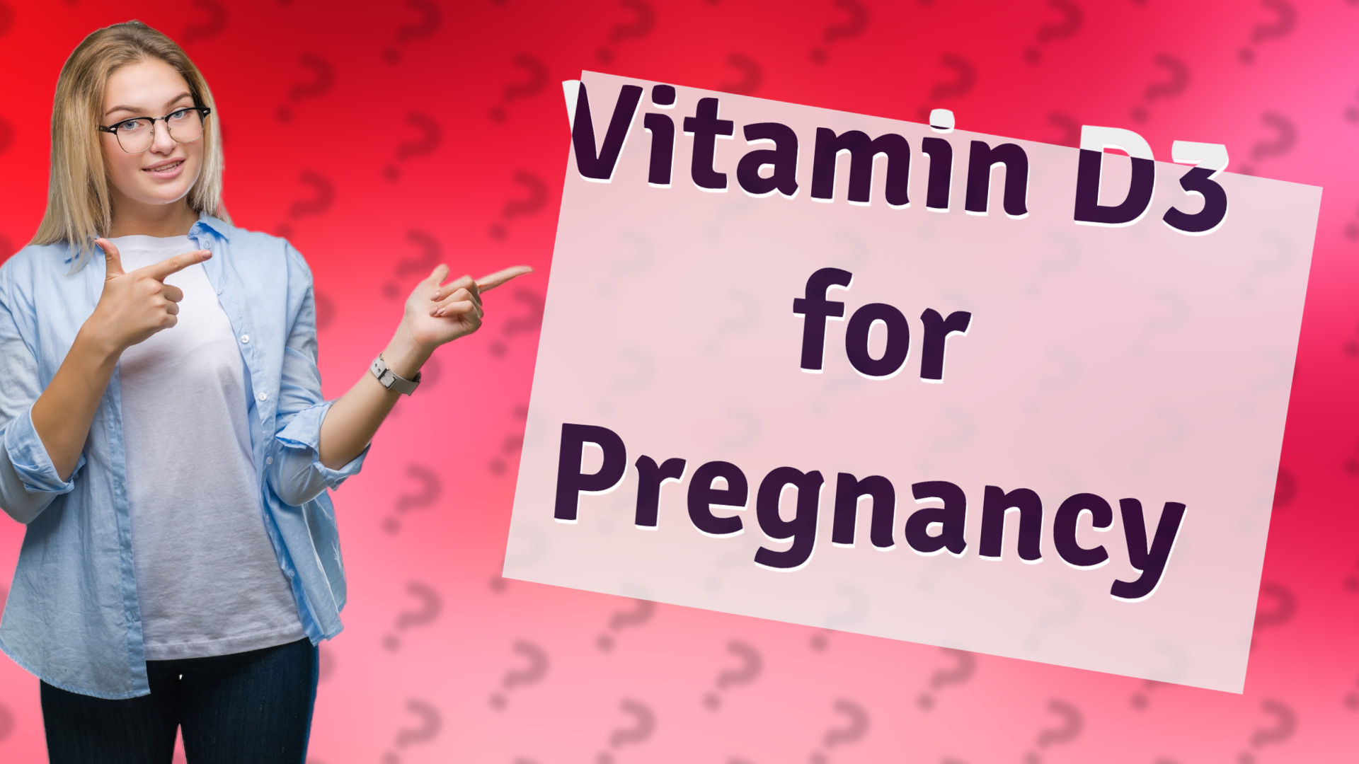 Vitamin D3 for Pregnancy