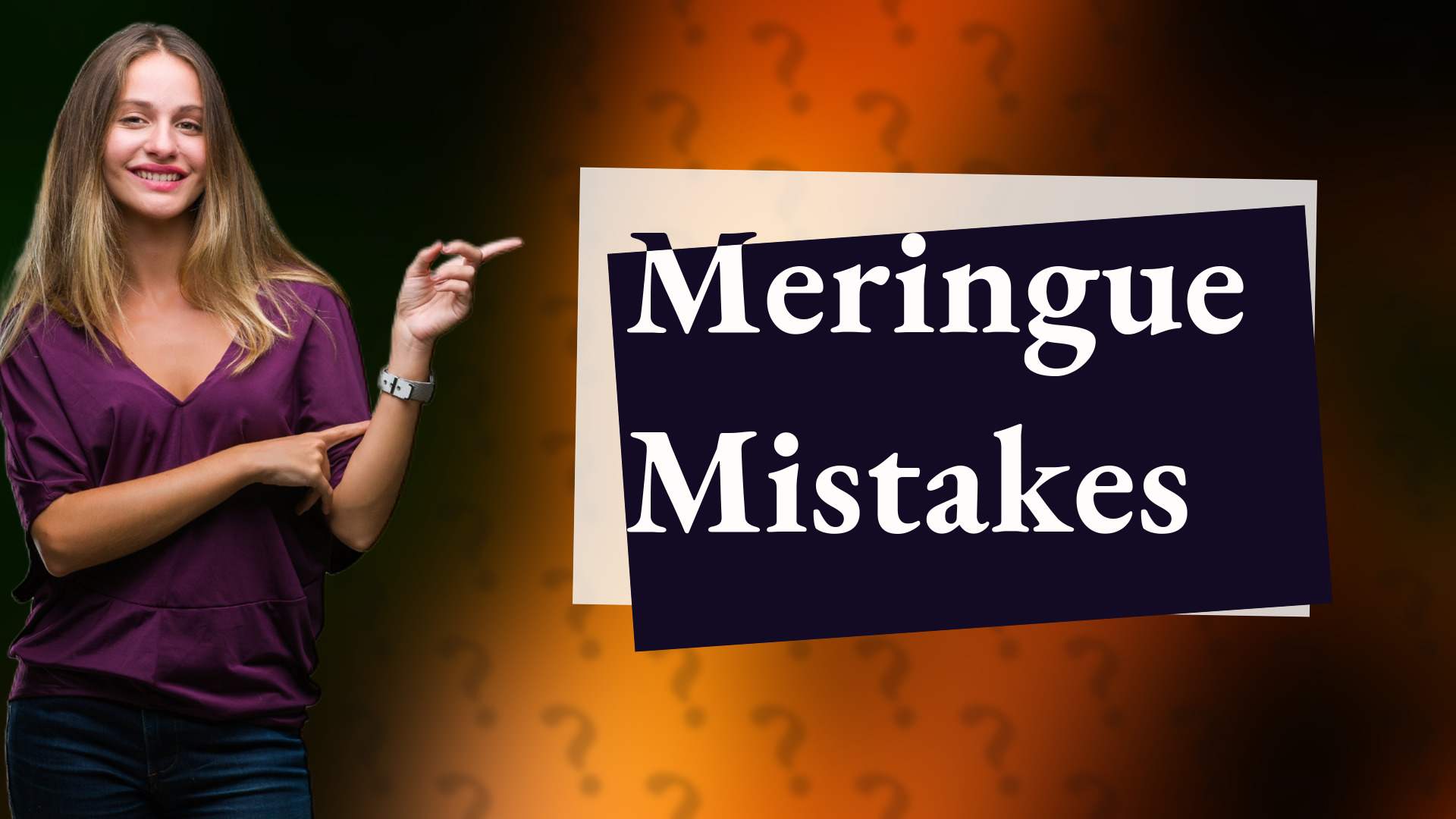 Meringue Mistakes