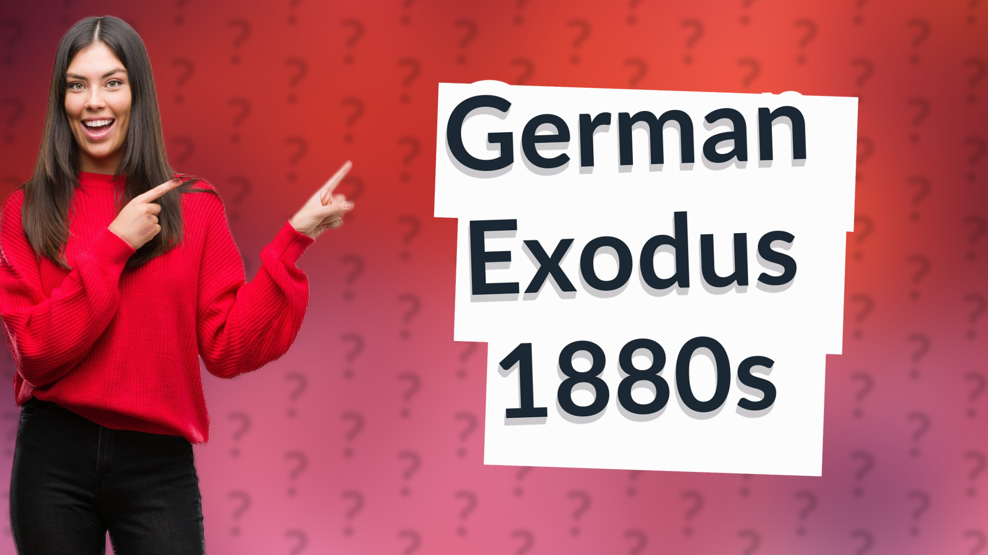 German Exodus 1880s