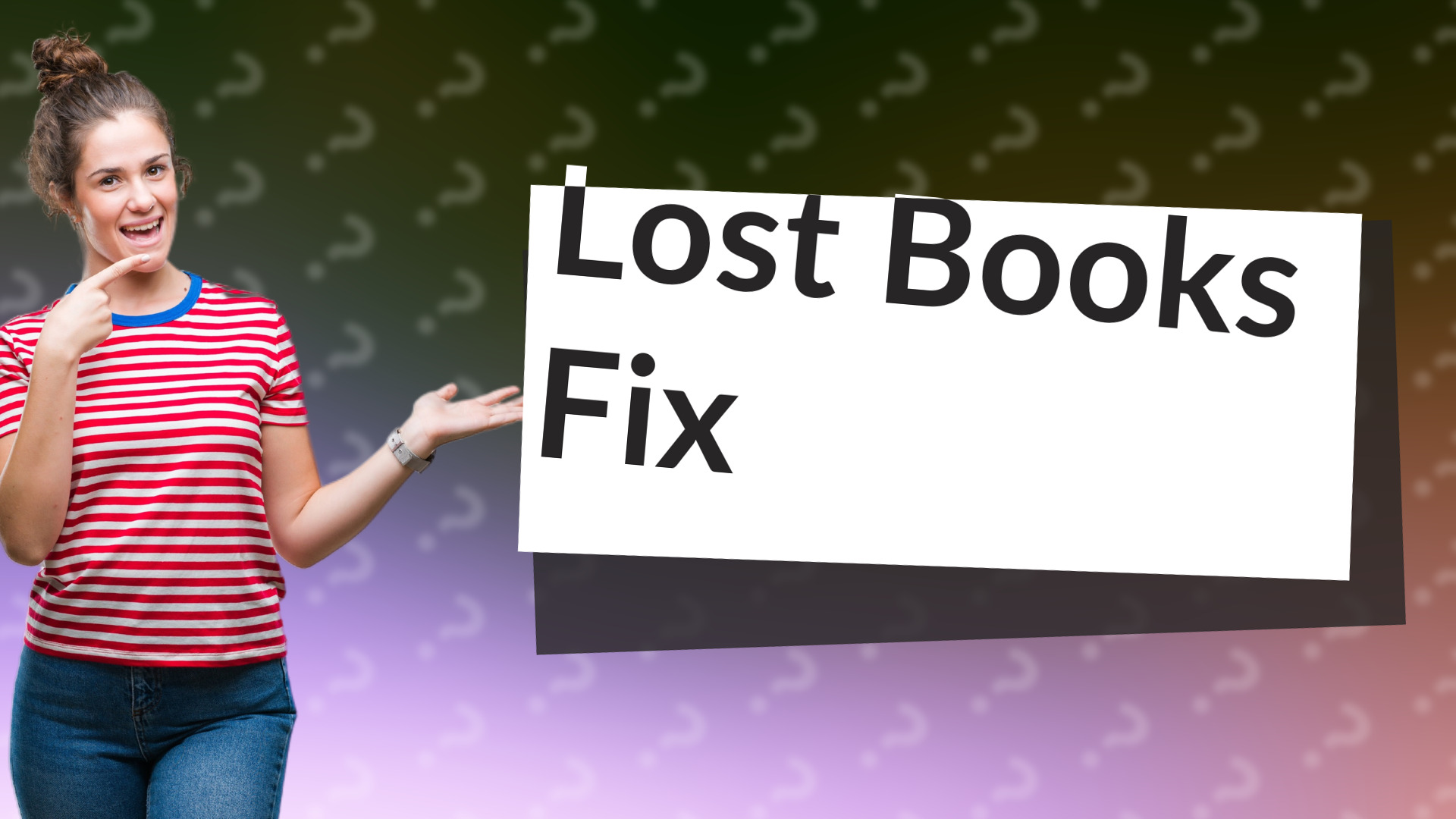 Lost Books Fix