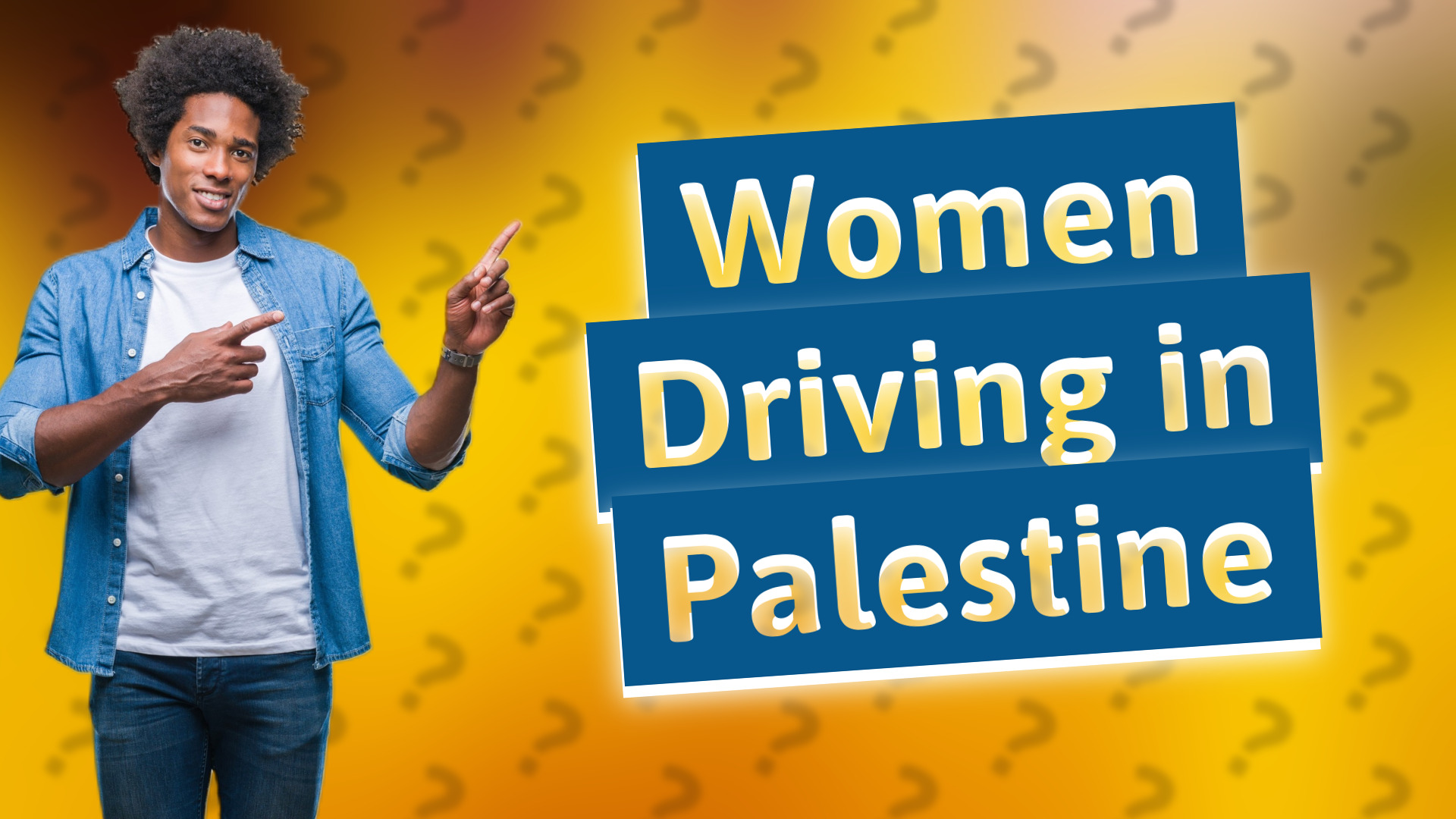 Women Driving in Palestine