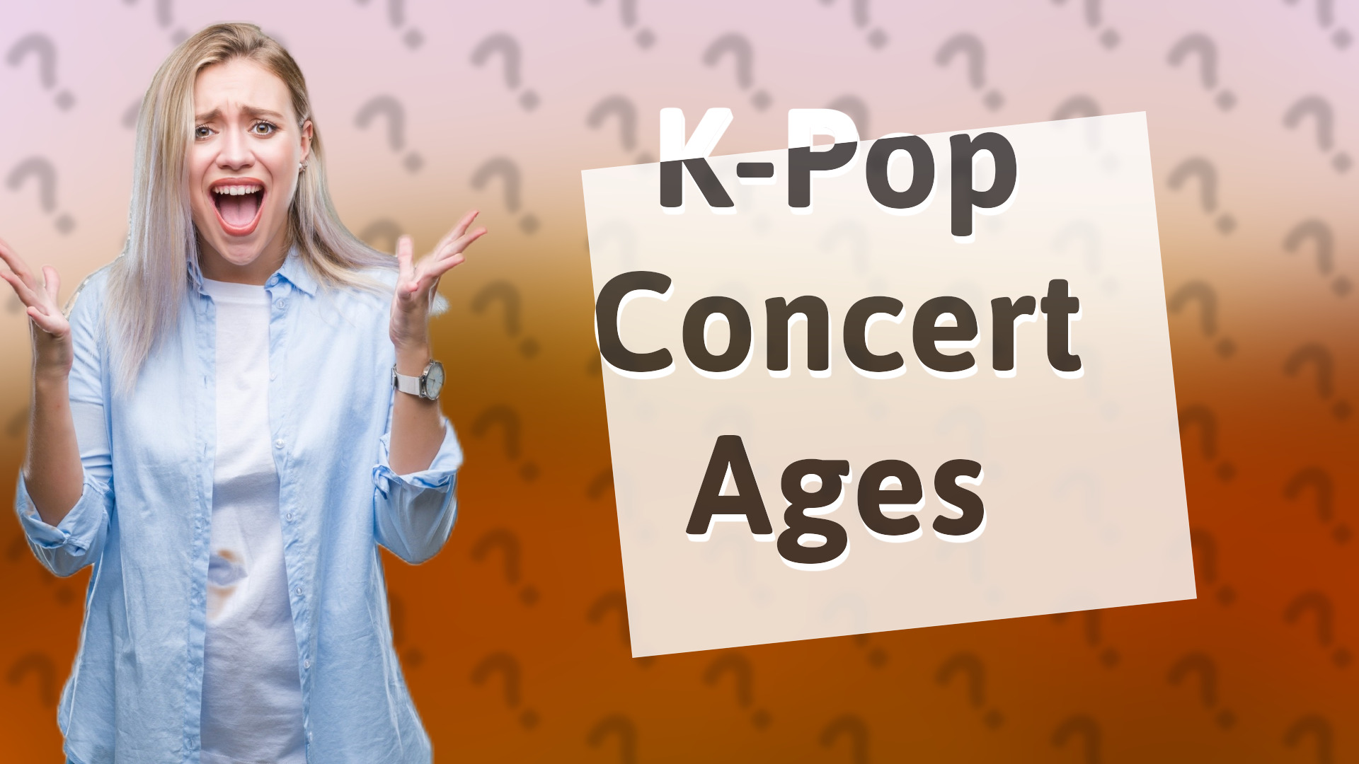 K-Pop Concert Ages