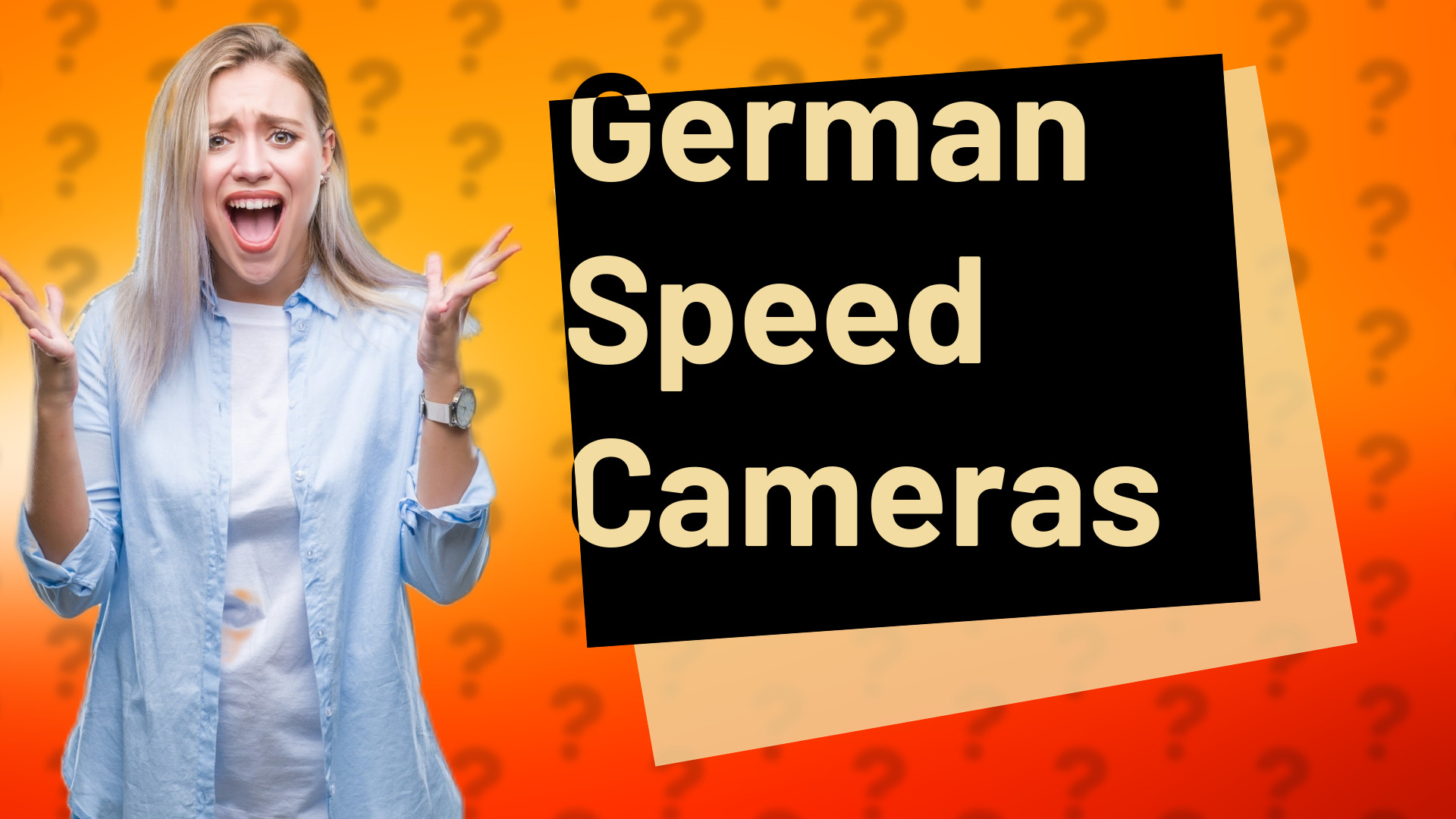German Speed Cameras
