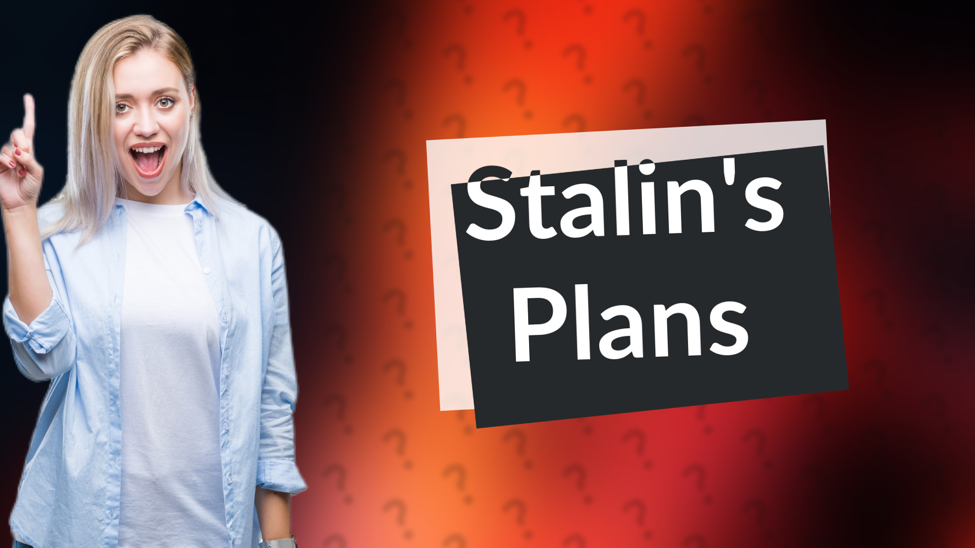 Stalin's Plans