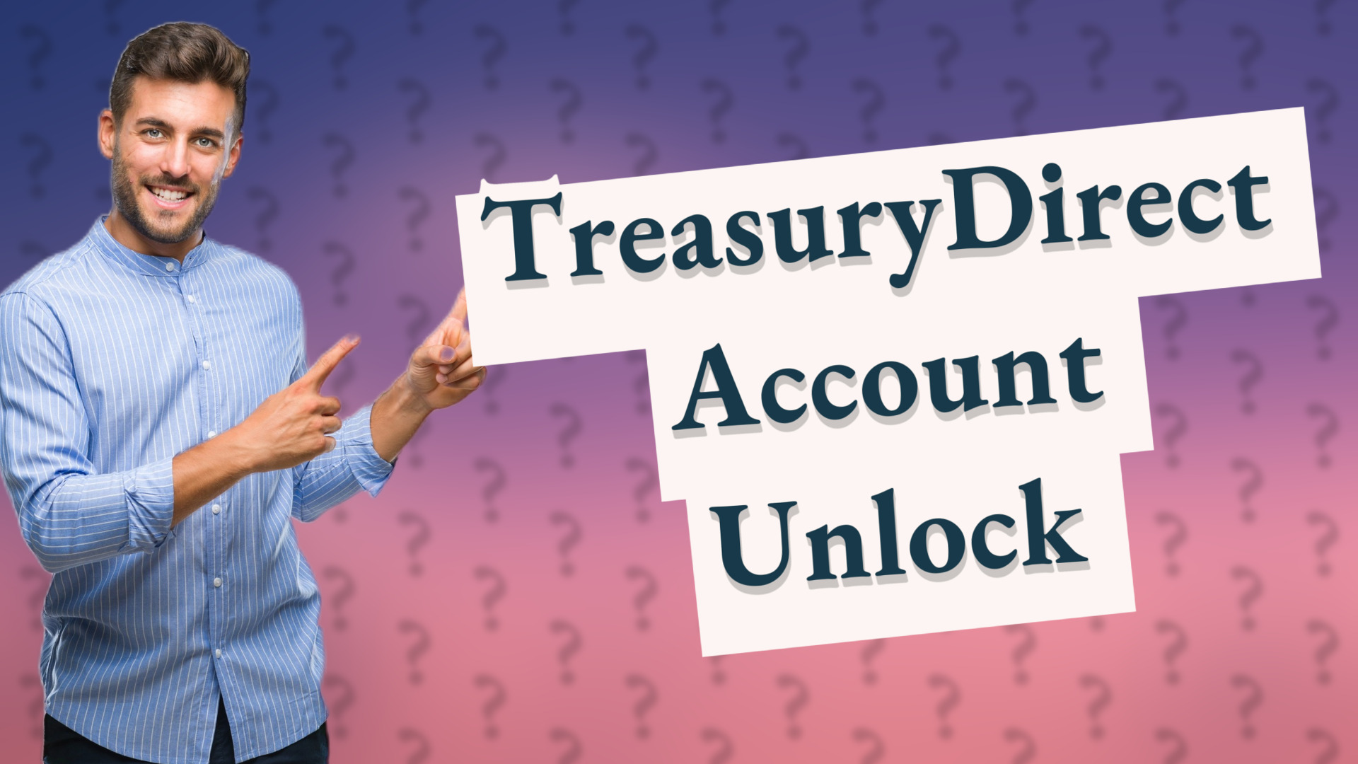 TreasuryDirect Account Unlock