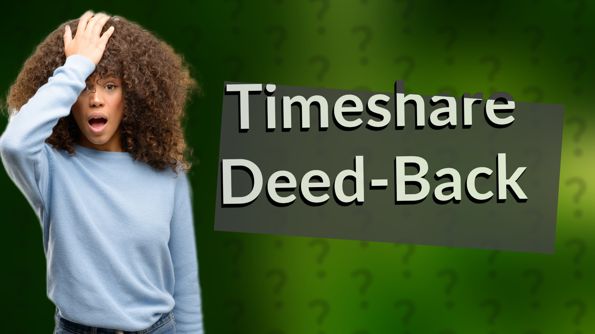 Timeshare Deed-Back