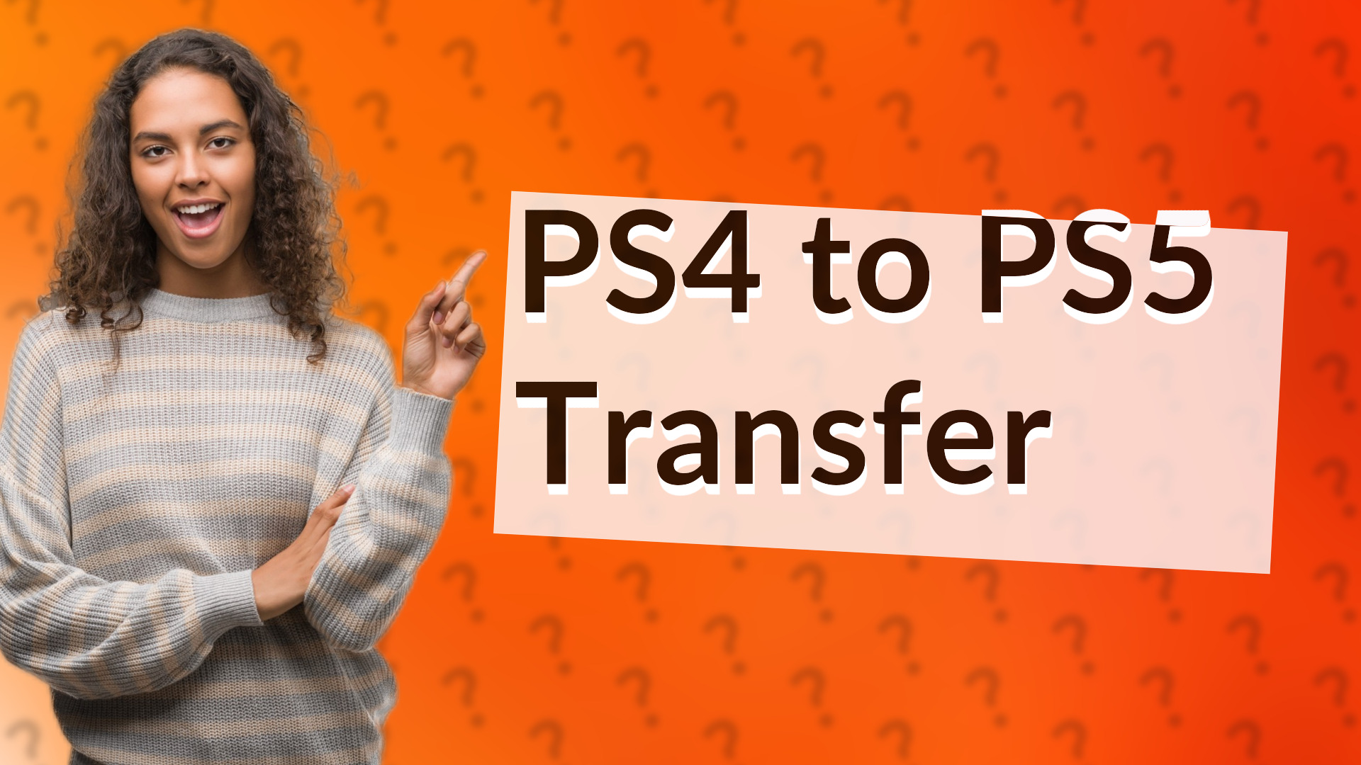 PS4 to PS5 Transfer