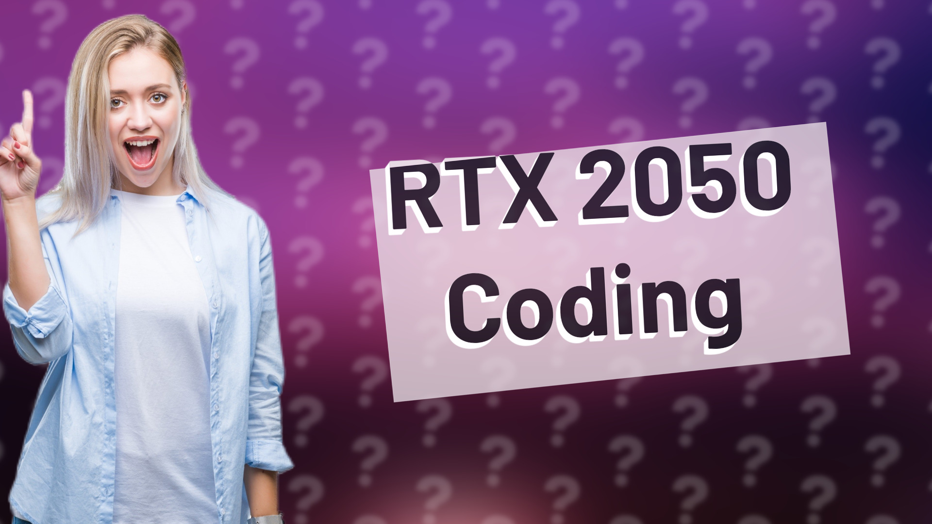 RTX 2050 Coding