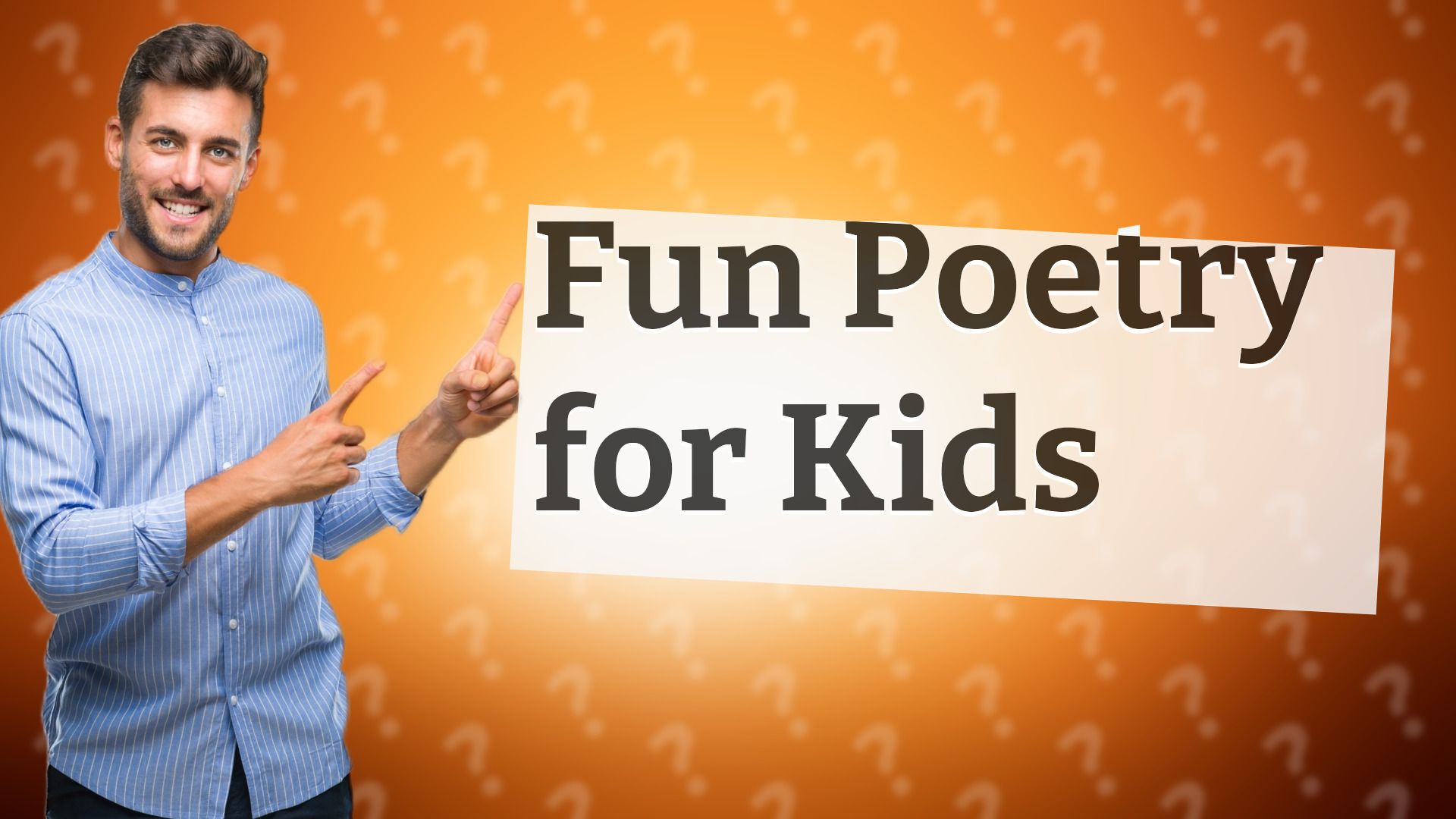 Fun Poetry for Kids