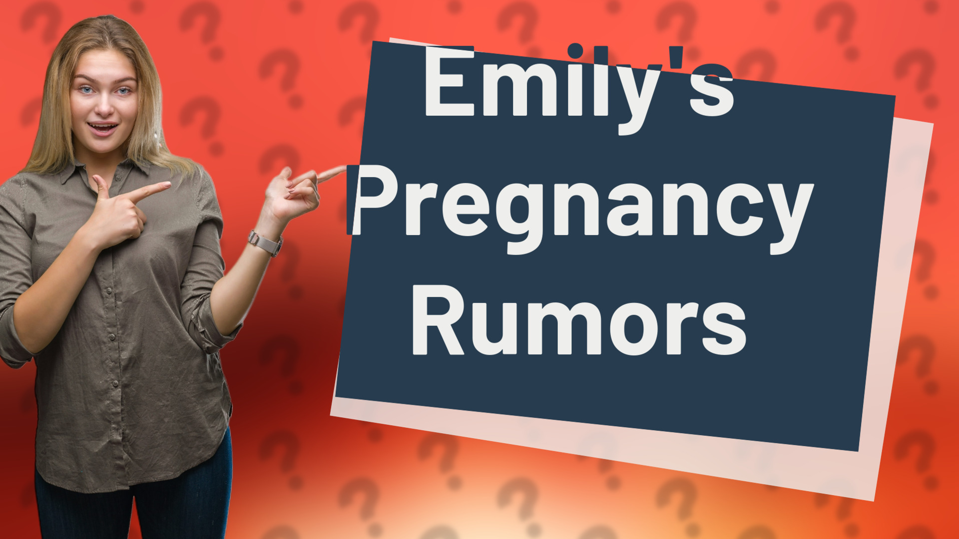 Emily's Pregnancy Rumors