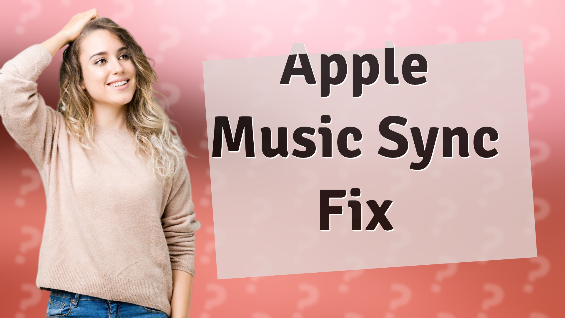 Apple Music Sync Fix