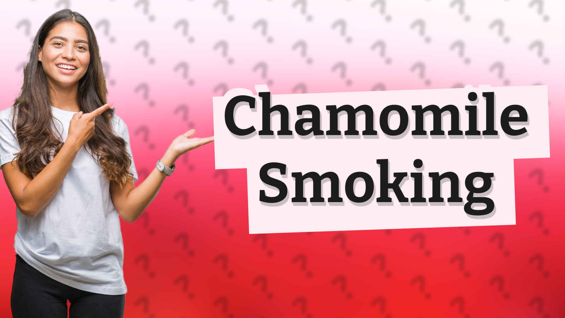 Chamomile Smoking