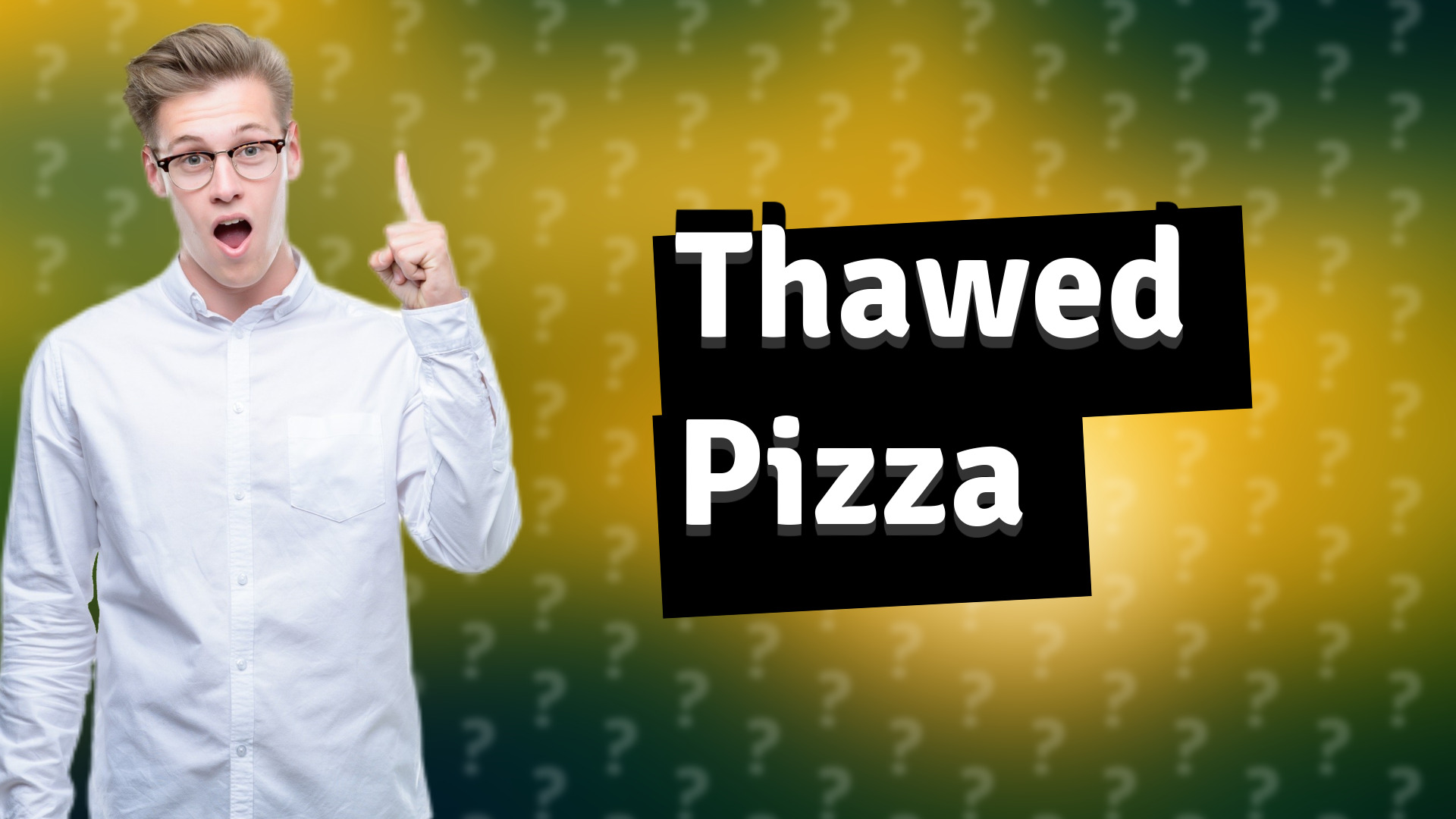 Thawed Pizza