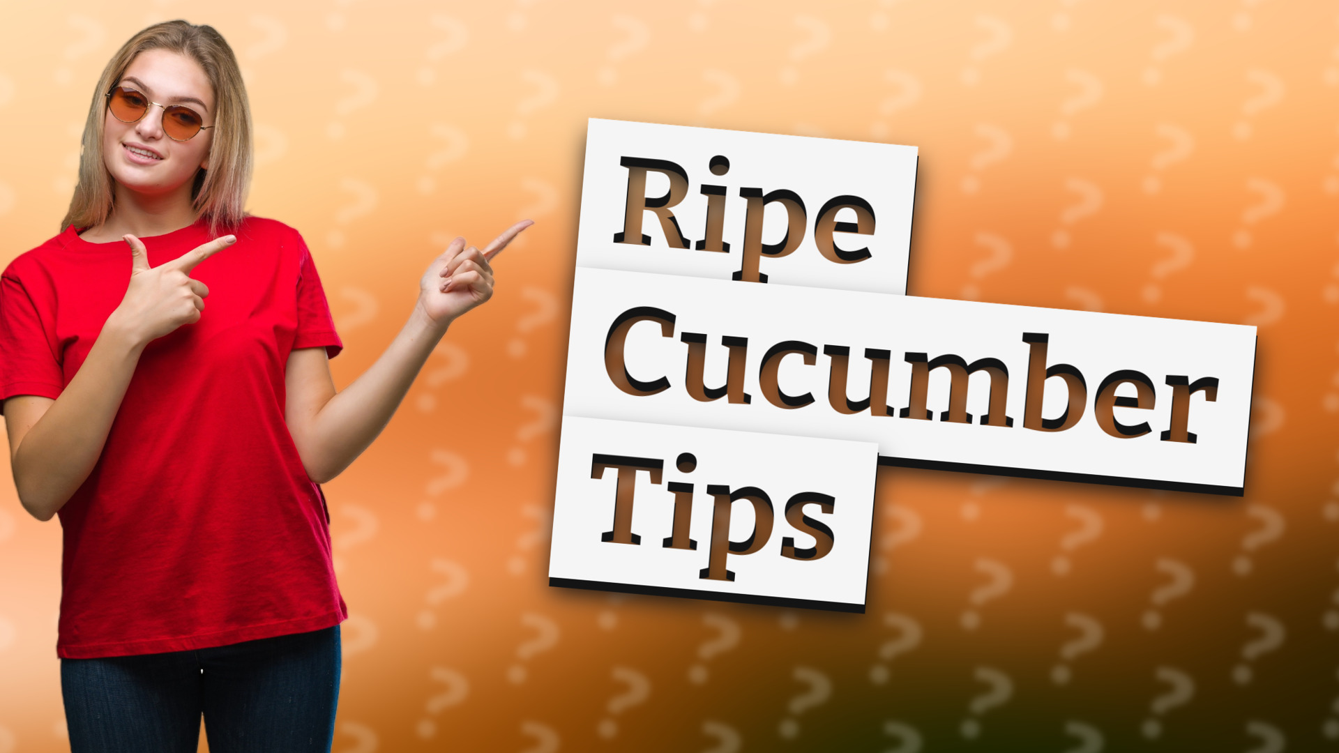 Ripe Cucumber Tips