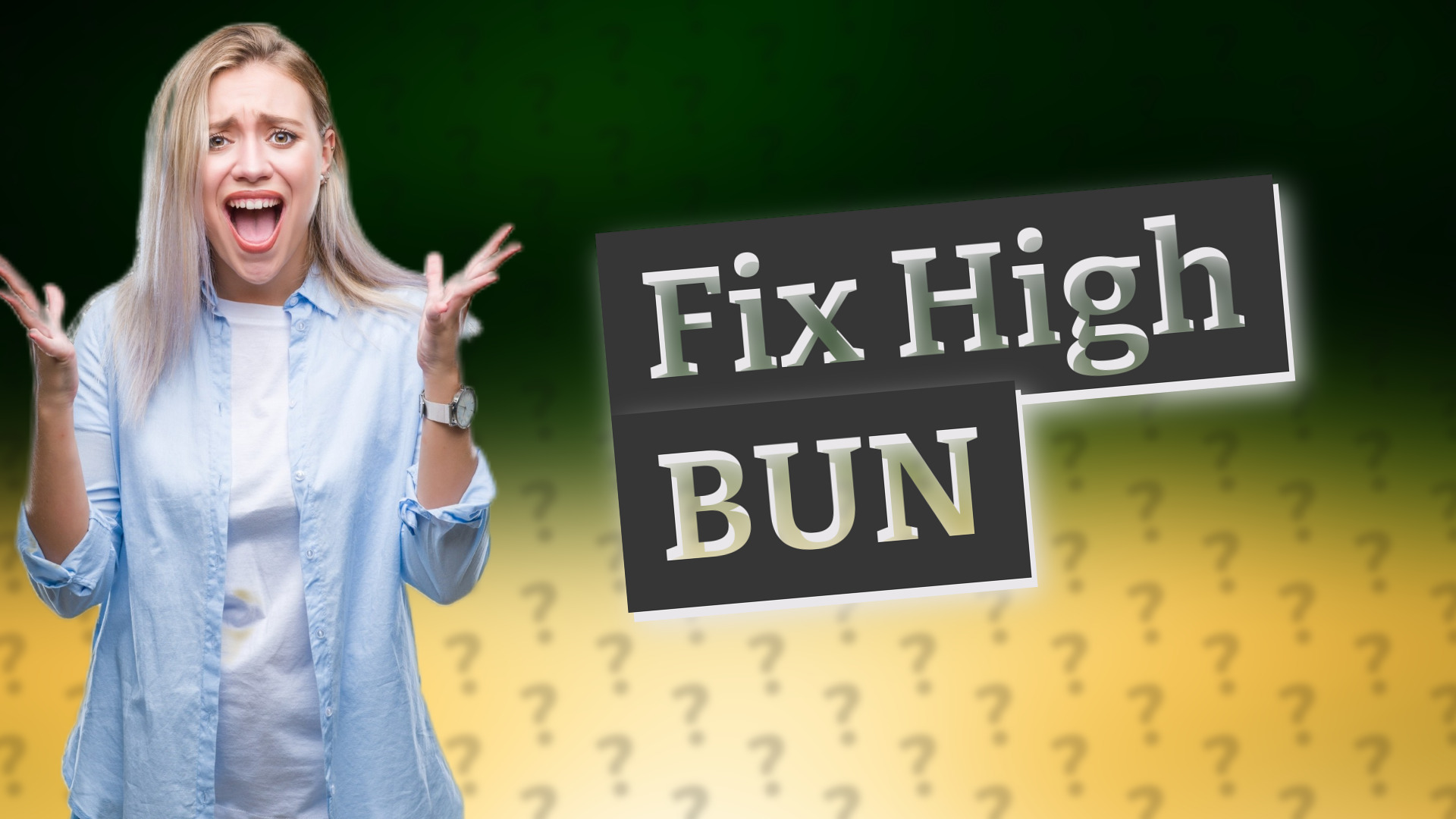 Fix High BUN