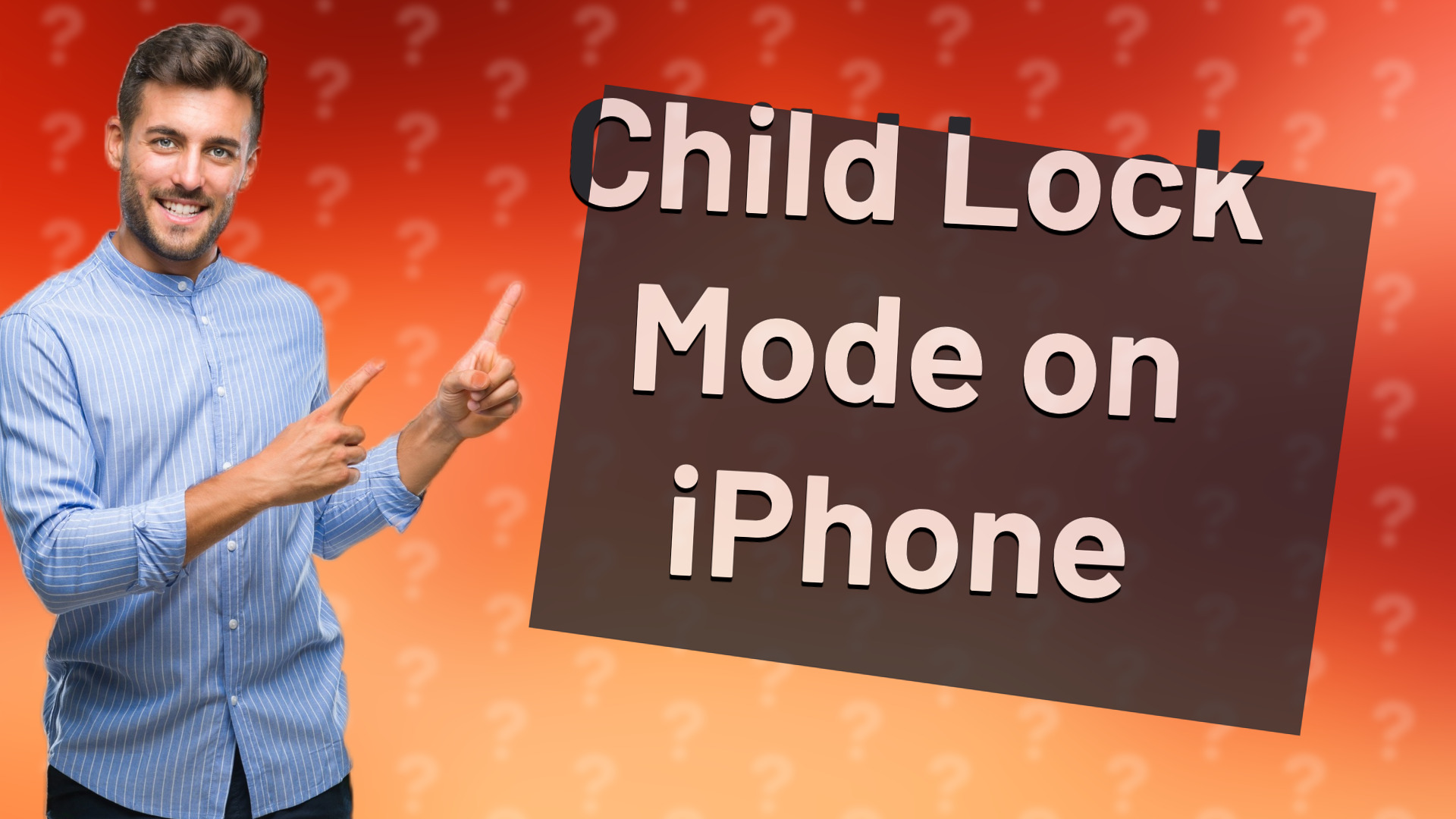 Child Lock Mode on iPhone