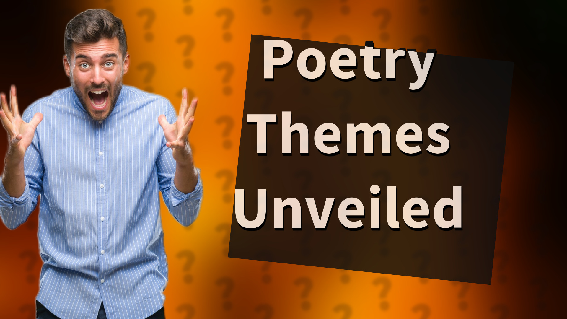 Poetry Themes Unveiled