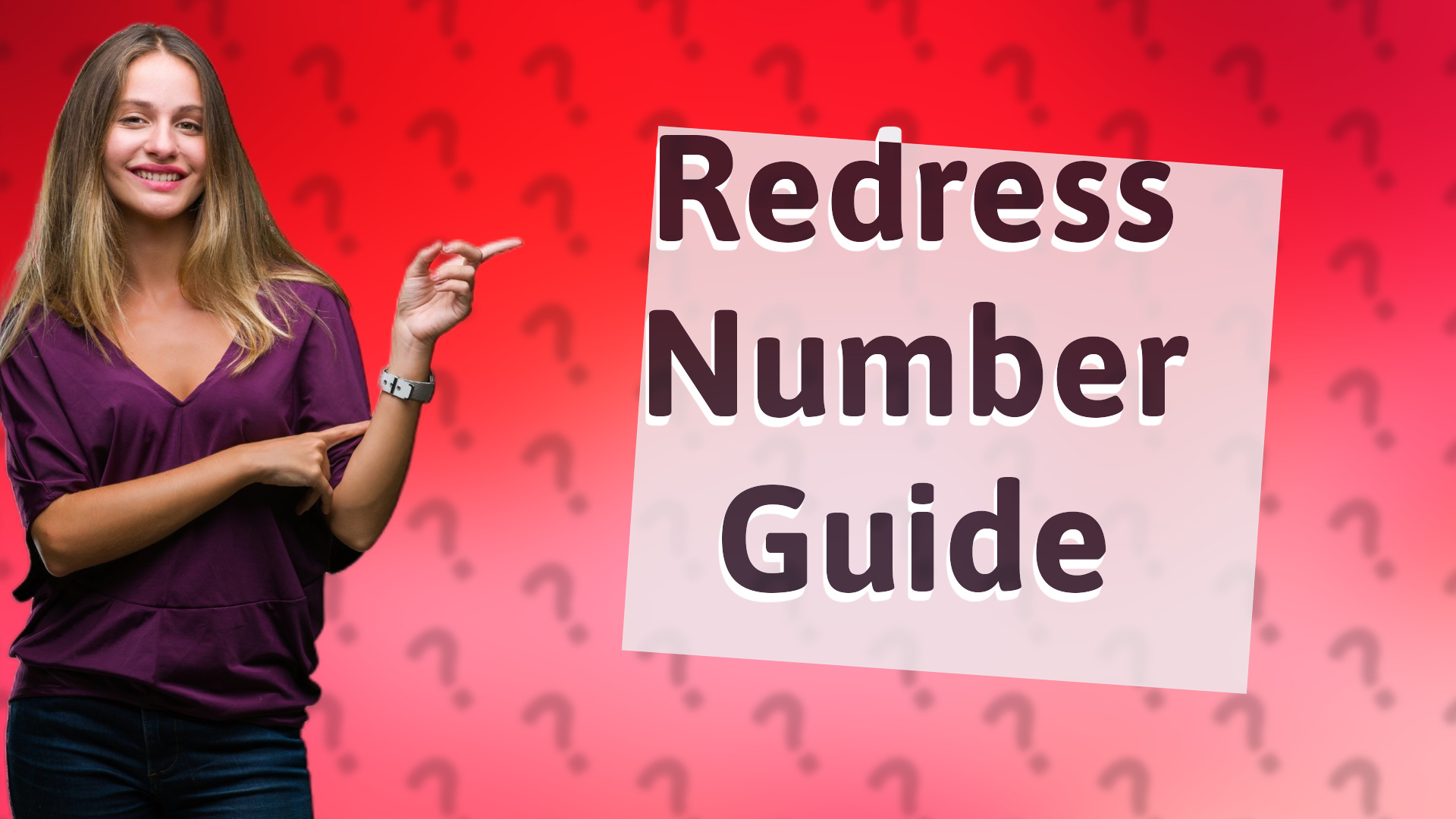 Redress Number Guide