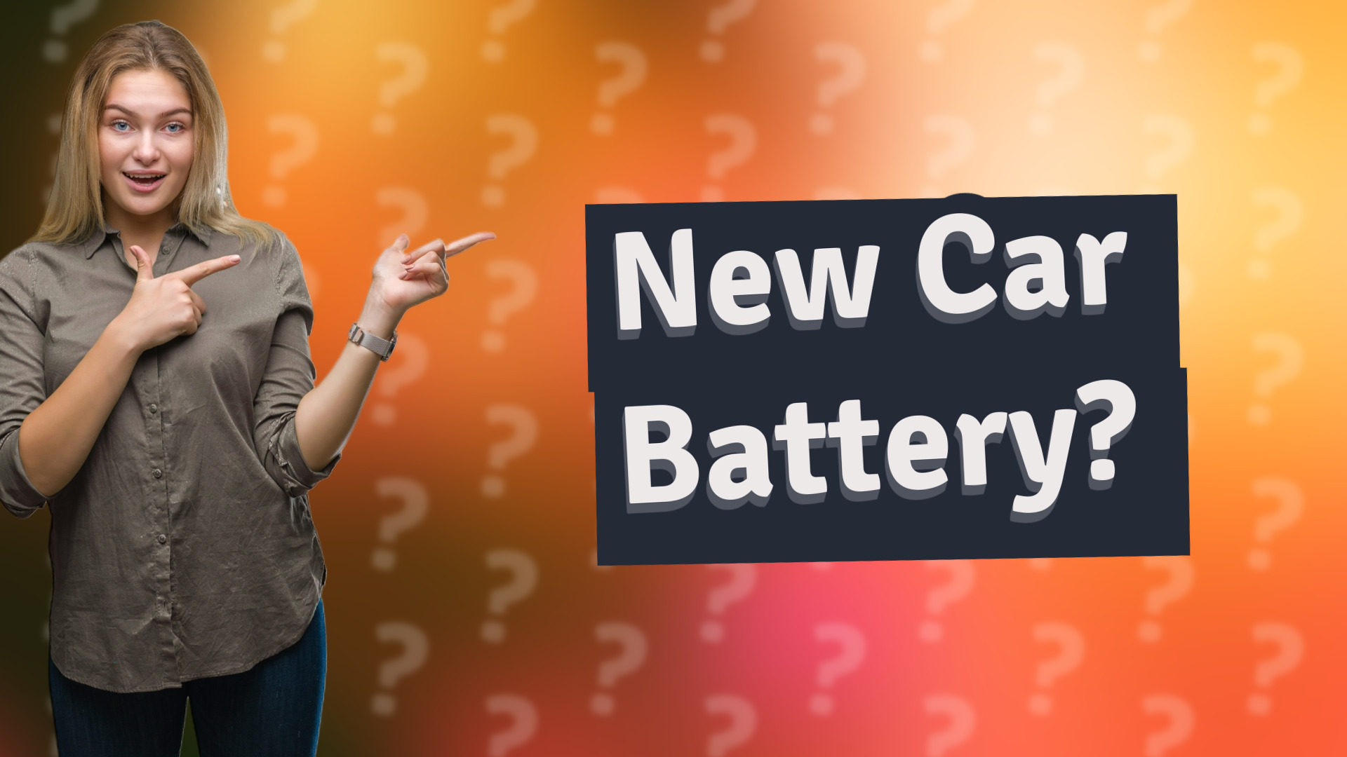 New Car Battery?