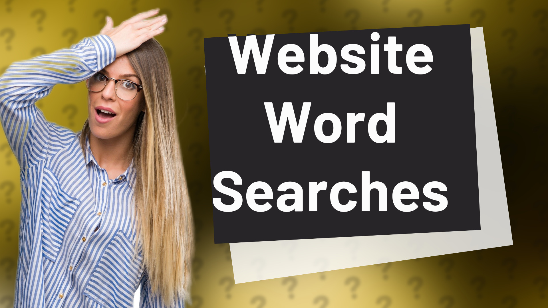 Website Word Searches