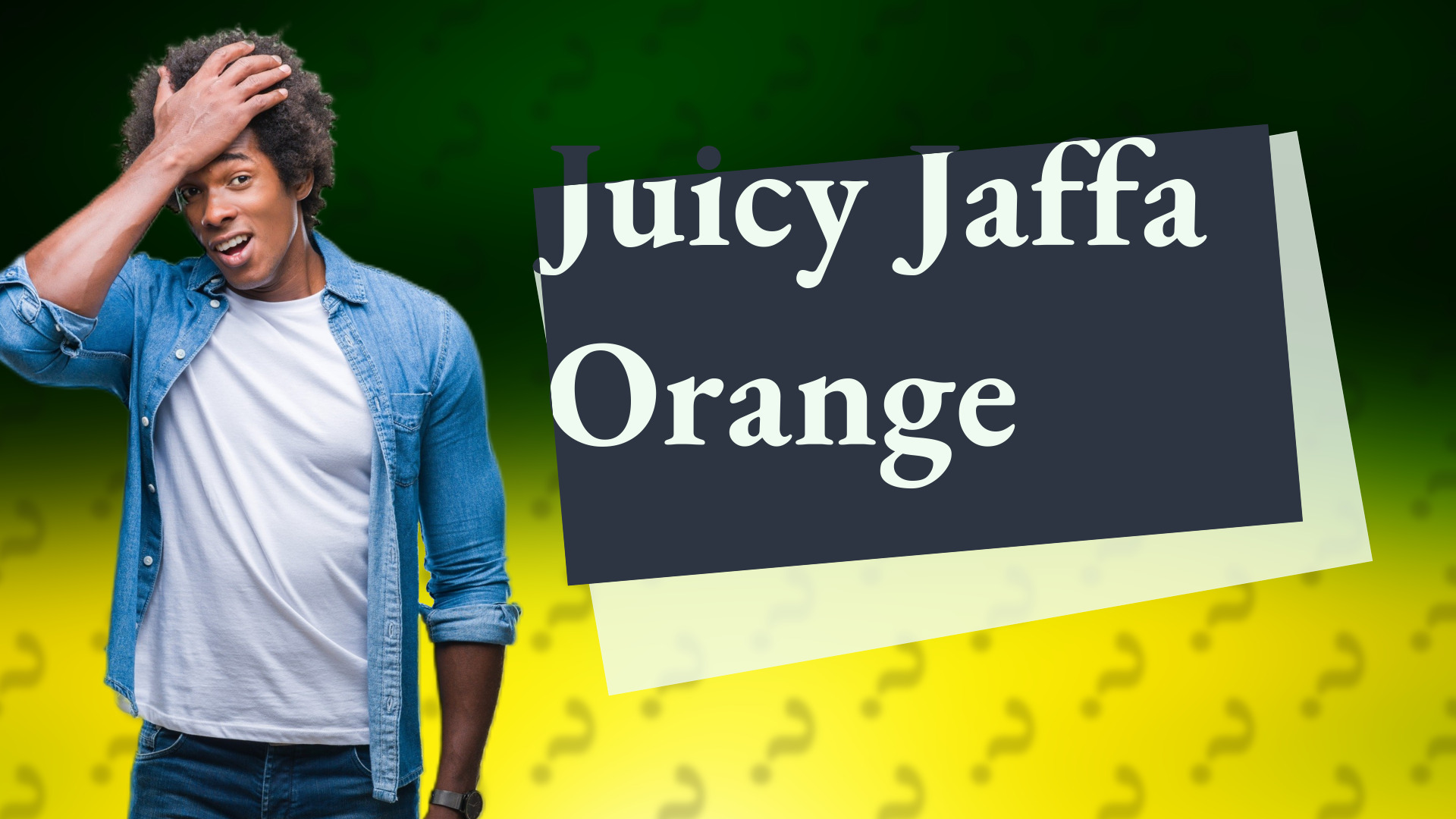 Juicy Jaffa Orange