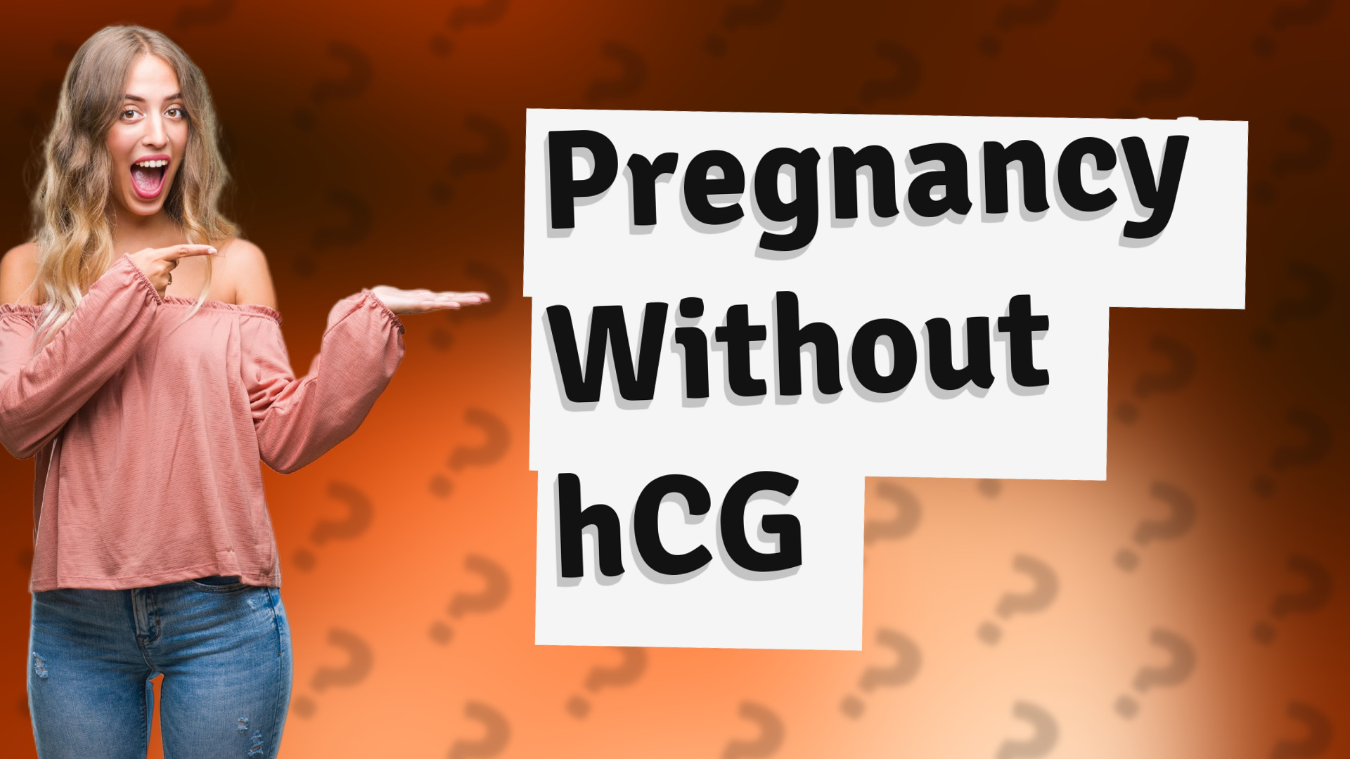 Pregnancy Without hCG
