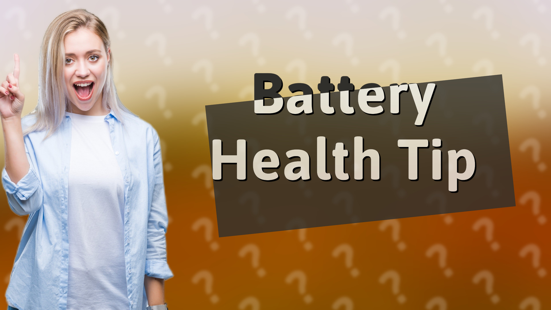 Battery Health Tip