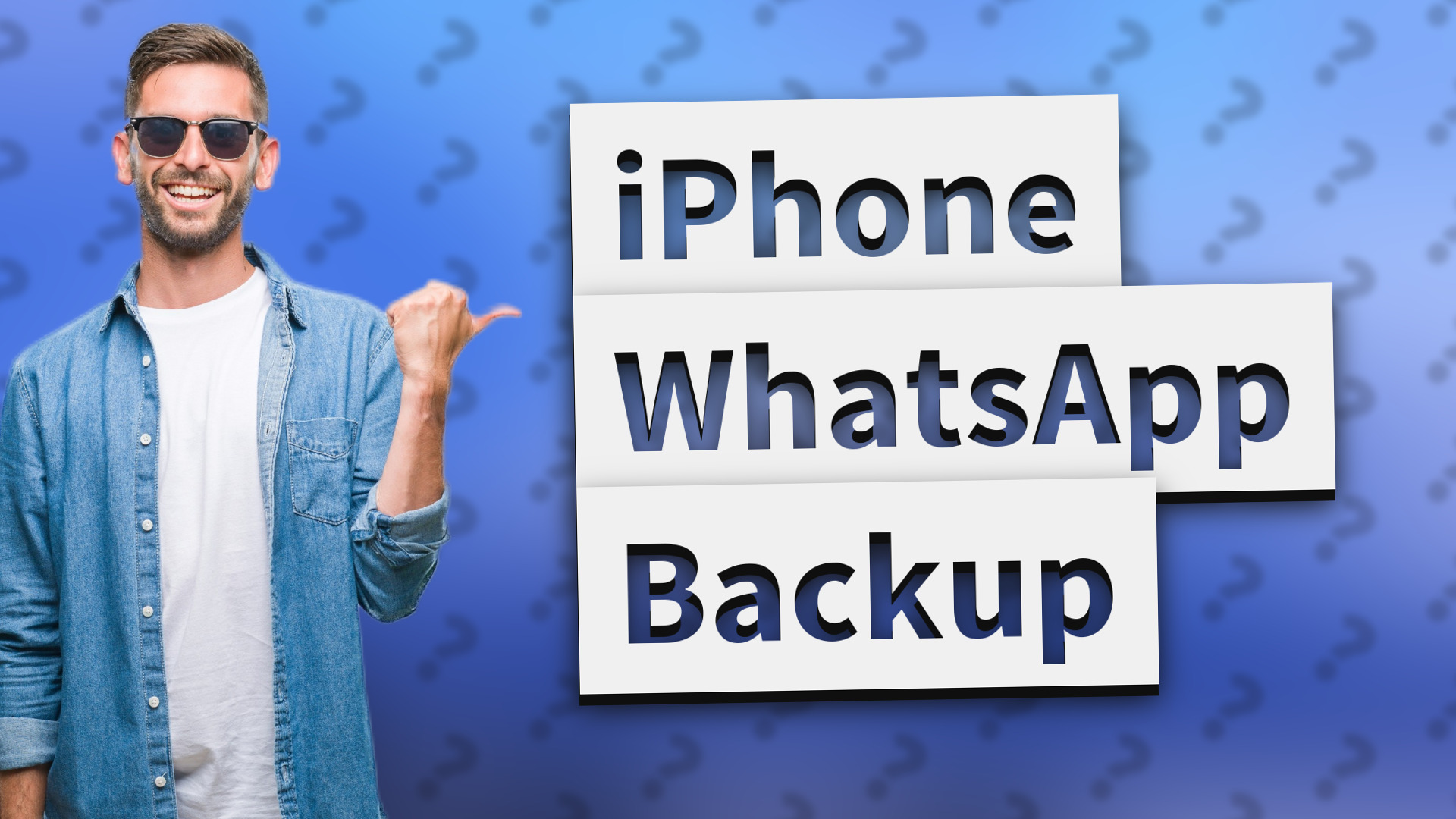 iPhone WhatsApp Backup