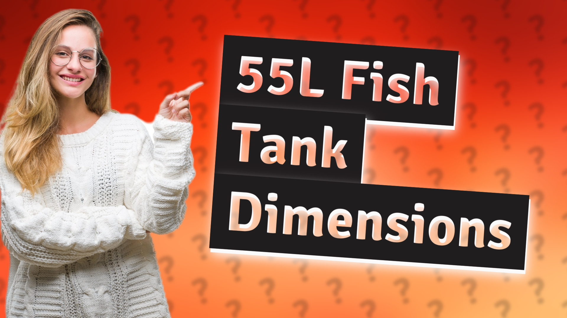 55L Fish Tank Dimensions